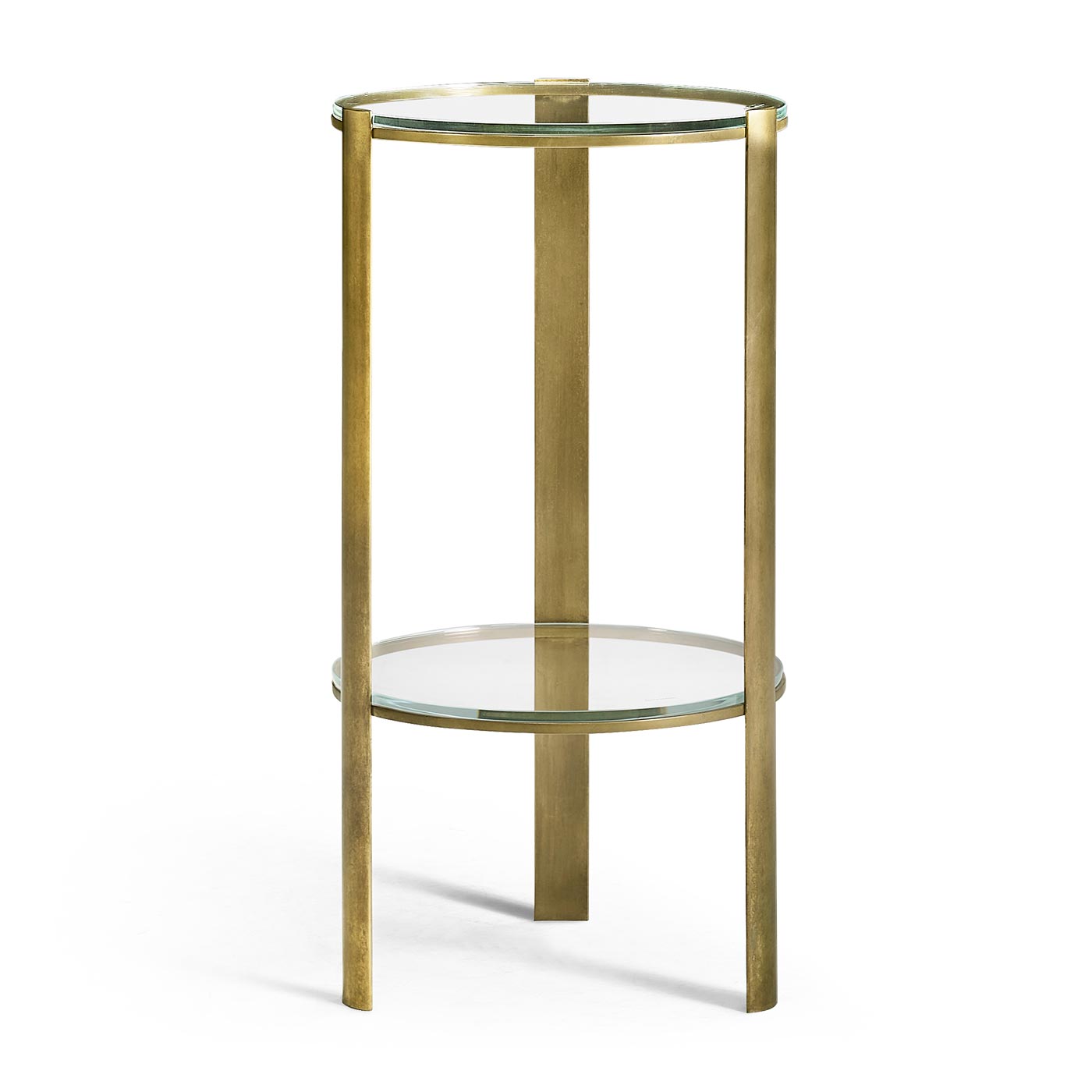Cosmo Antique Brass Drinks Table