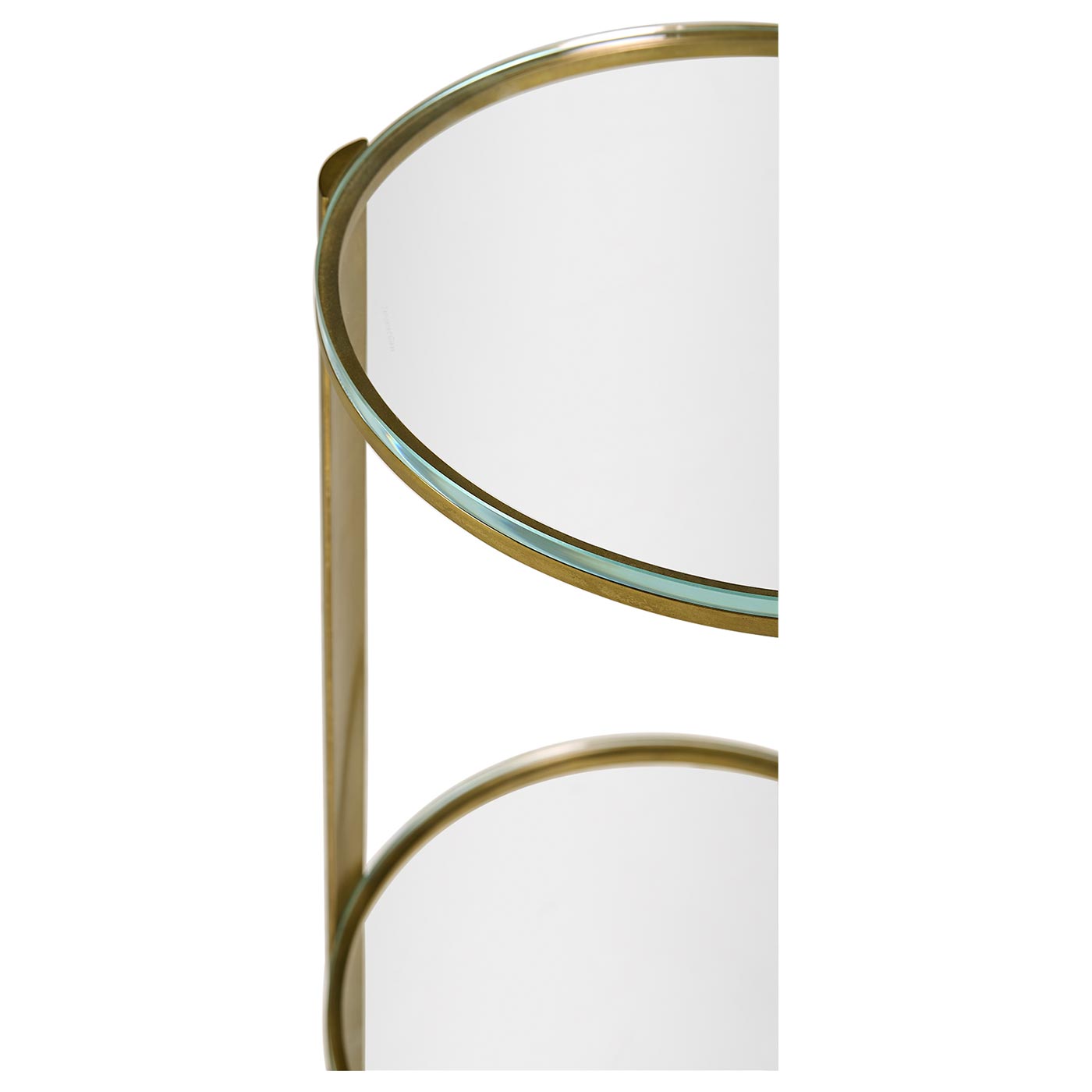 Cosmo Antique Brass Drinks Table