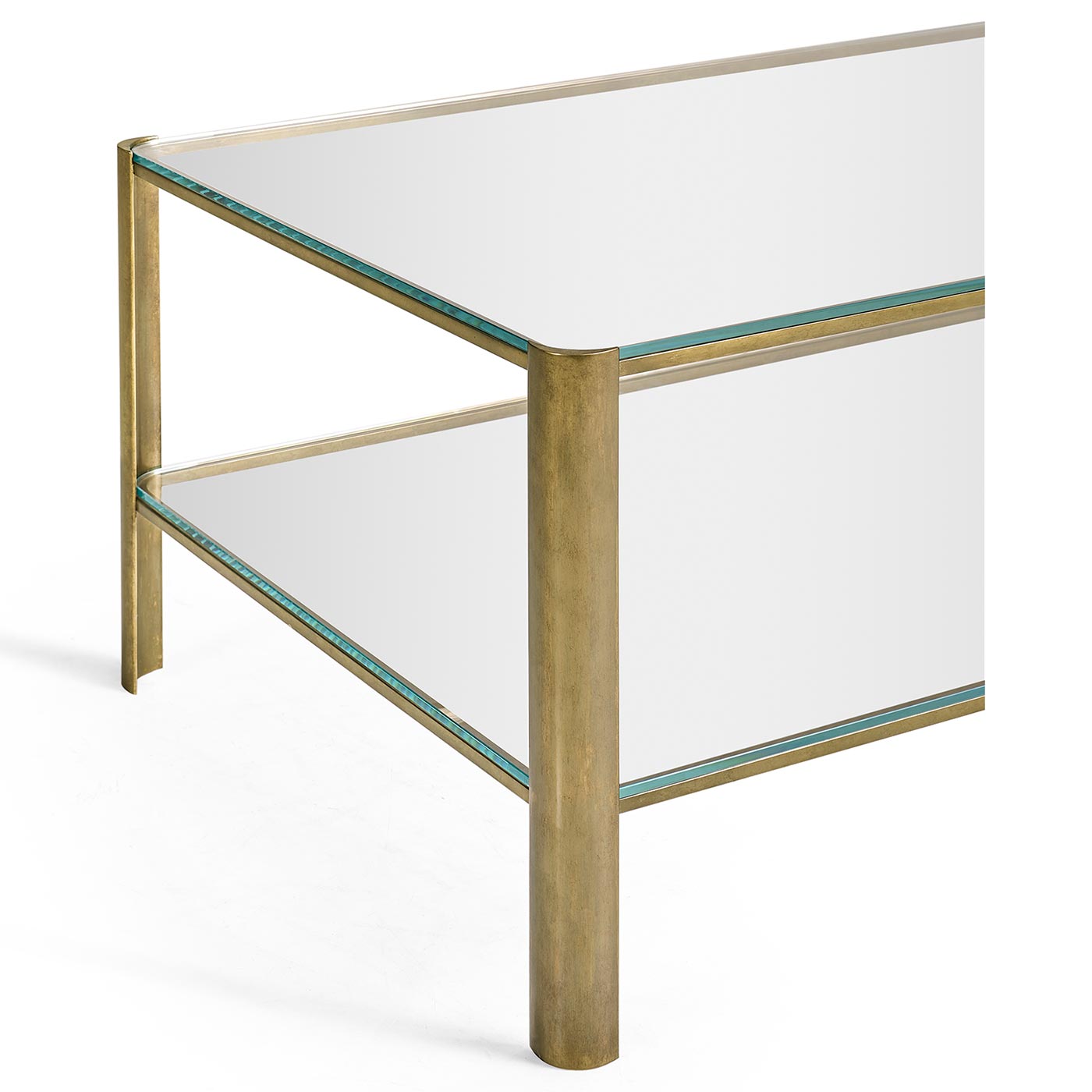 Cosmo Antique Brass Cocktail Table