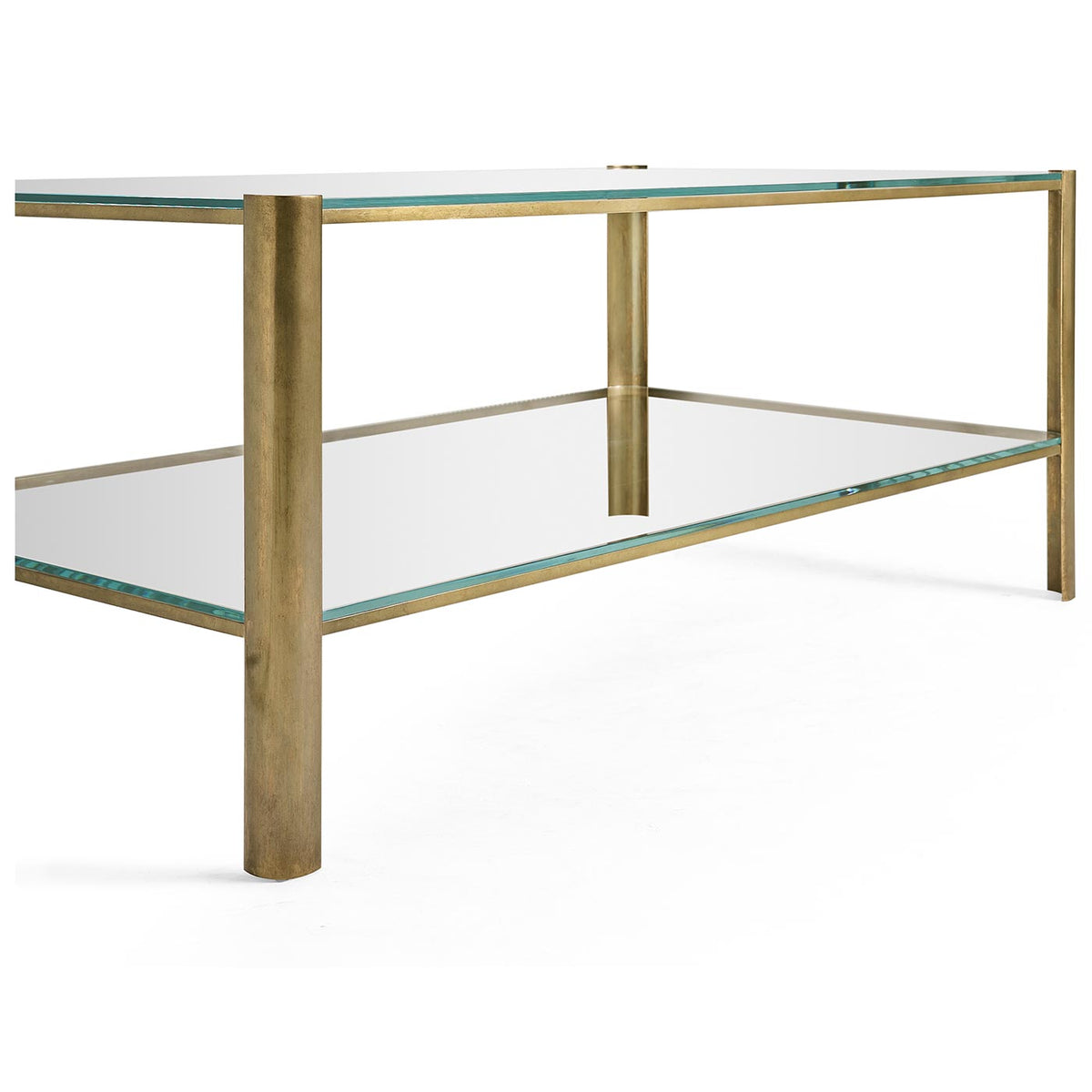 Cosmo Antique Brass Cocktail Table