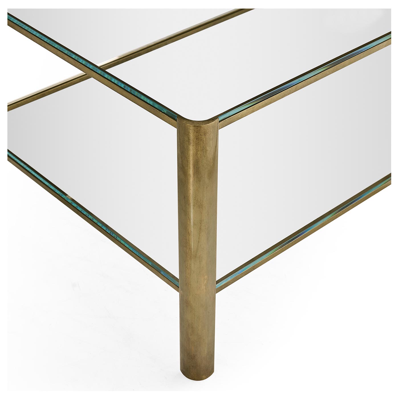 Cosmo Antique Brass Cocktail Table