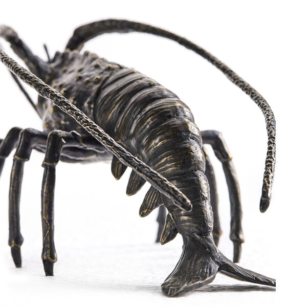 Antique Dark Bronze Langoustine