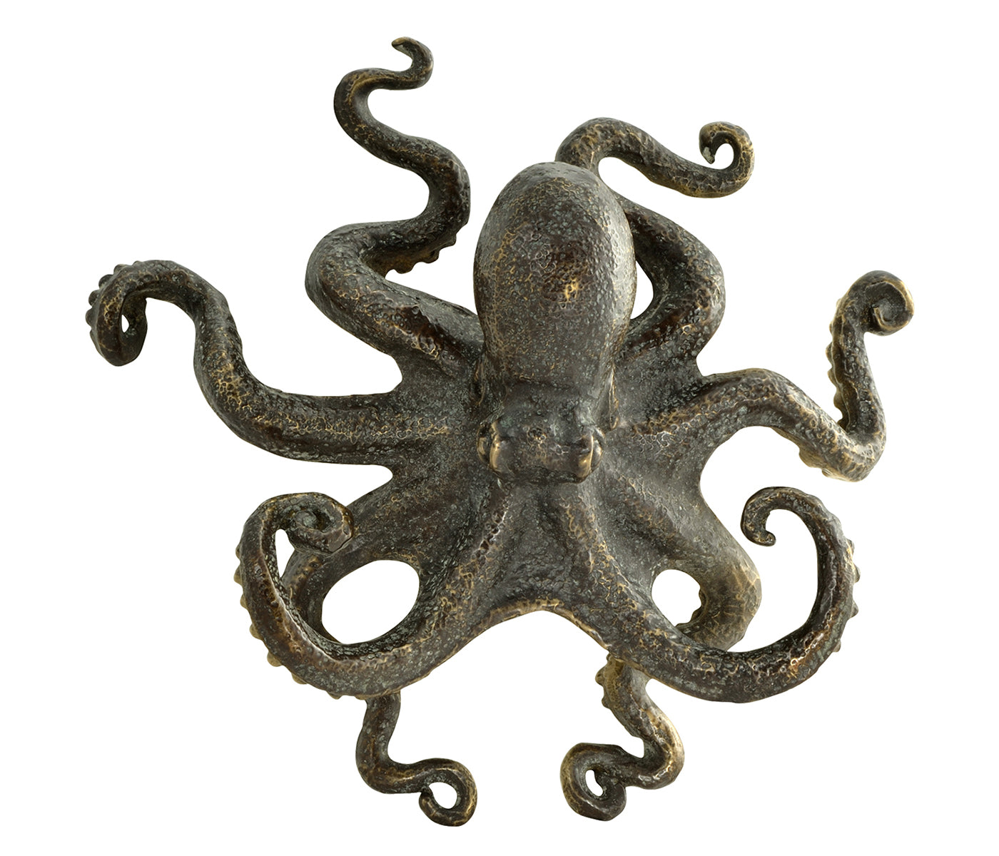 Antique Dark Bronze Octopus