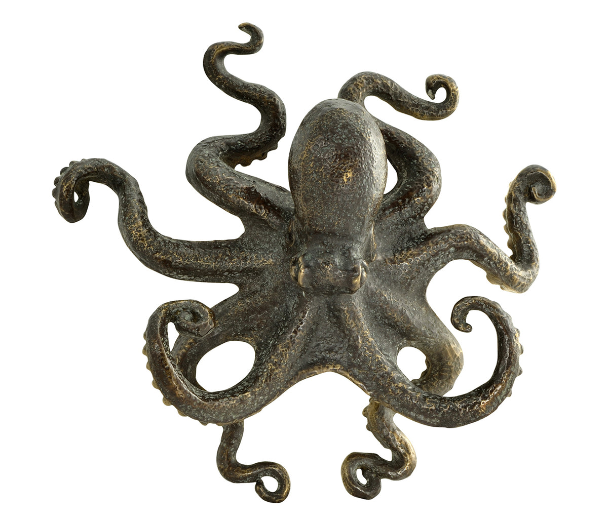 Antique Dark Bronze Octopus
