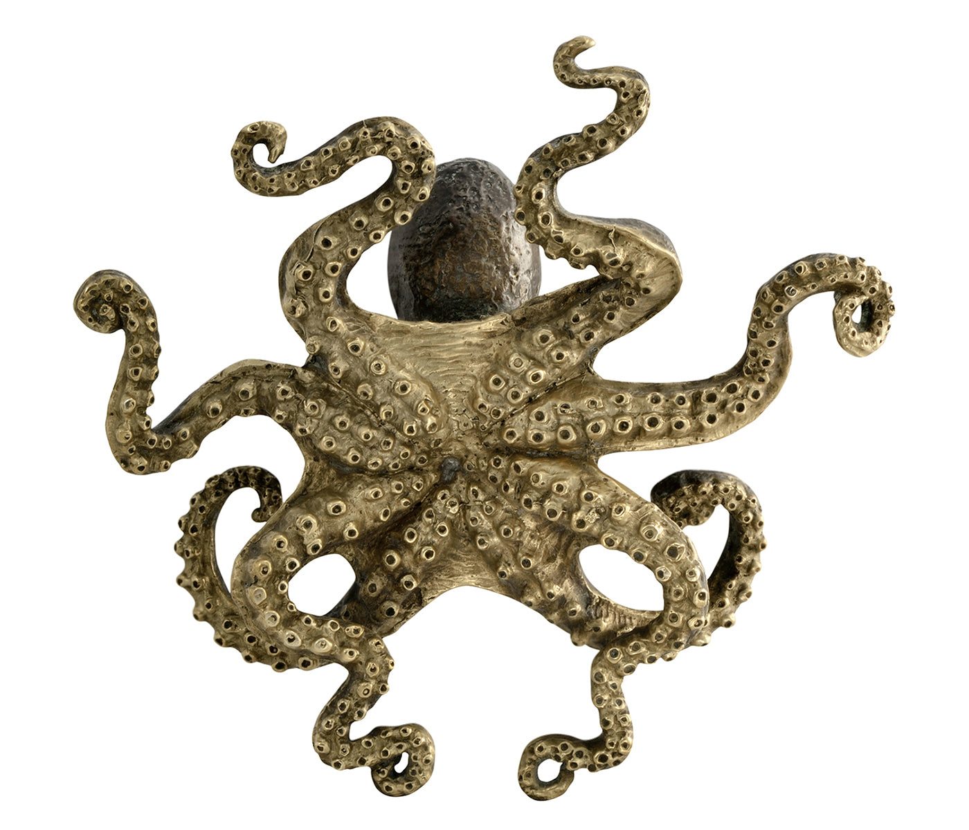 Antique Dark Bronze Octopus