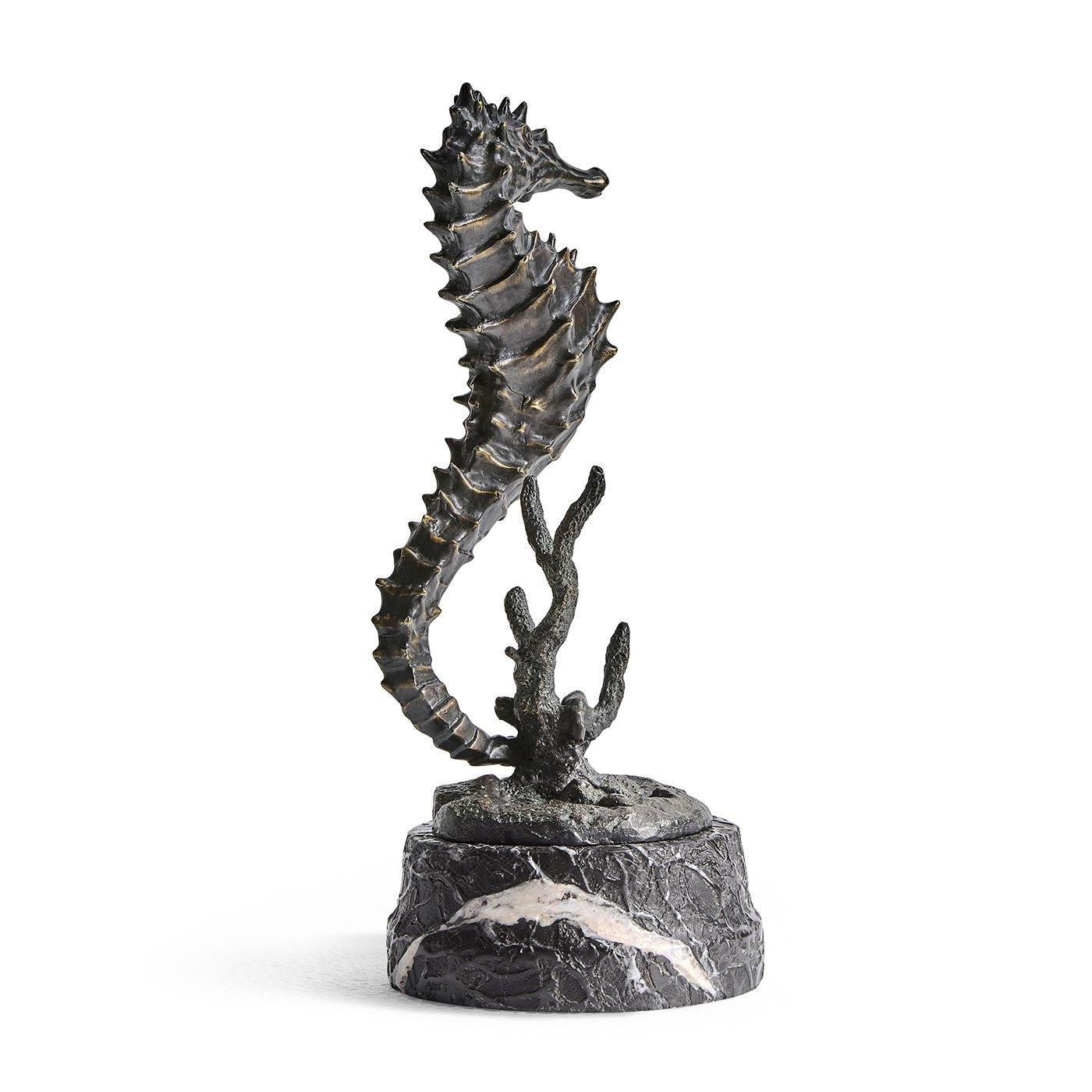 Antique Dark Bronze Seashorse