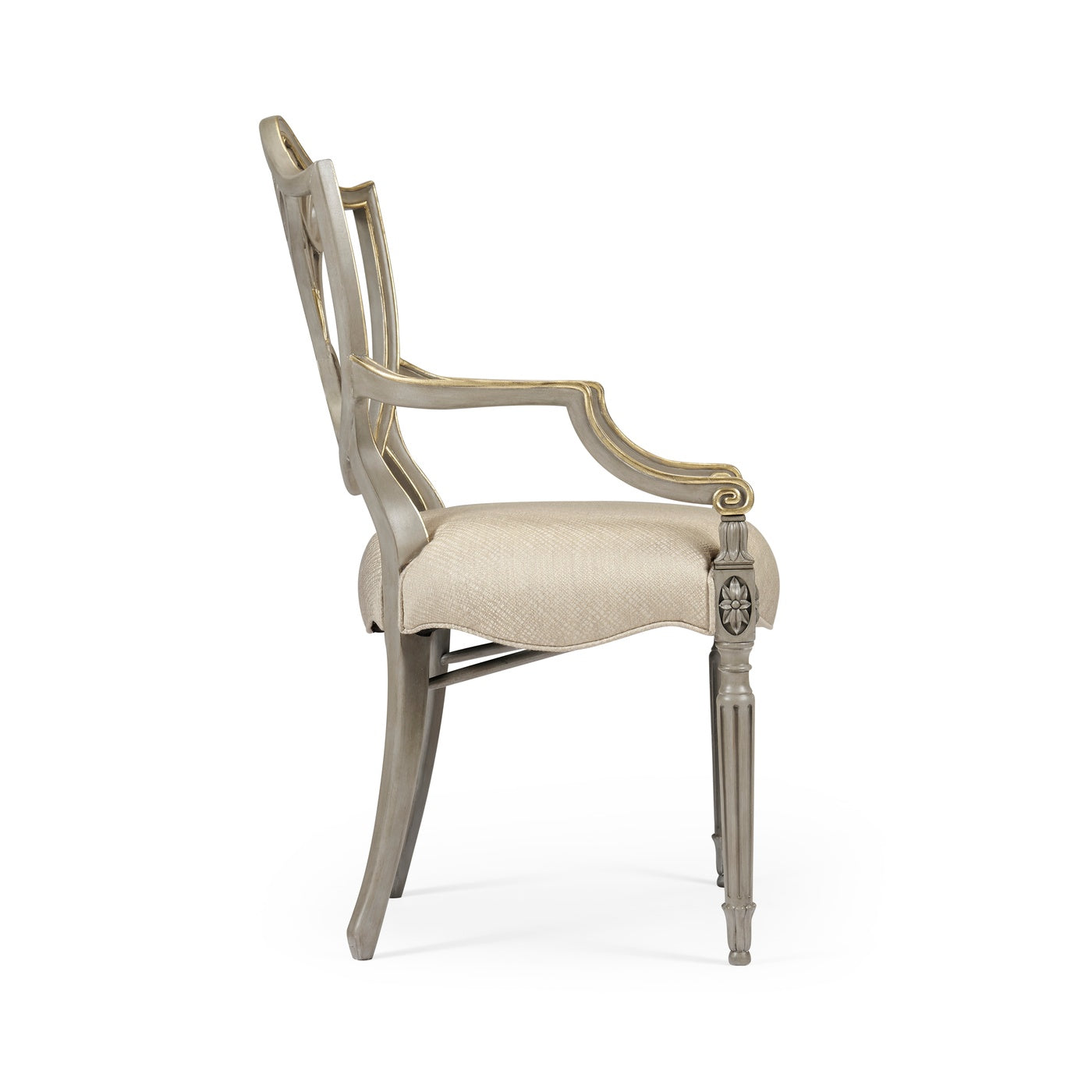 Buckingham Shield Back Arm Chair