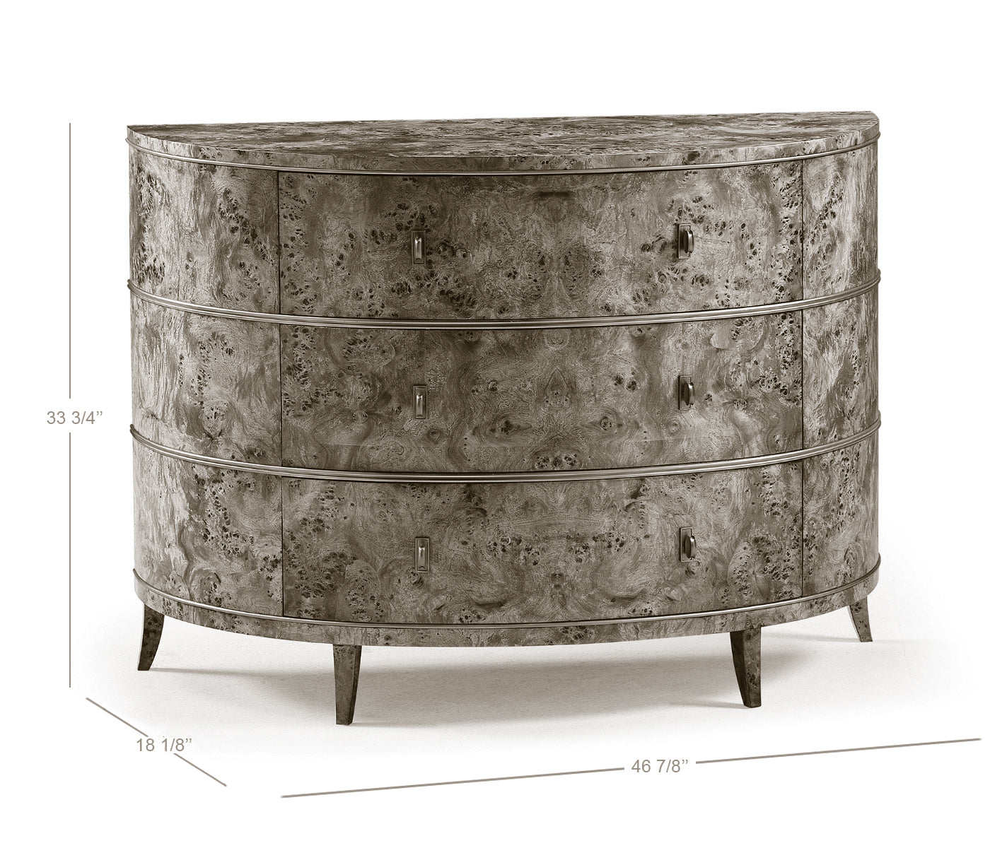 Hamilton Fulgurite Mappa Burl Demilune