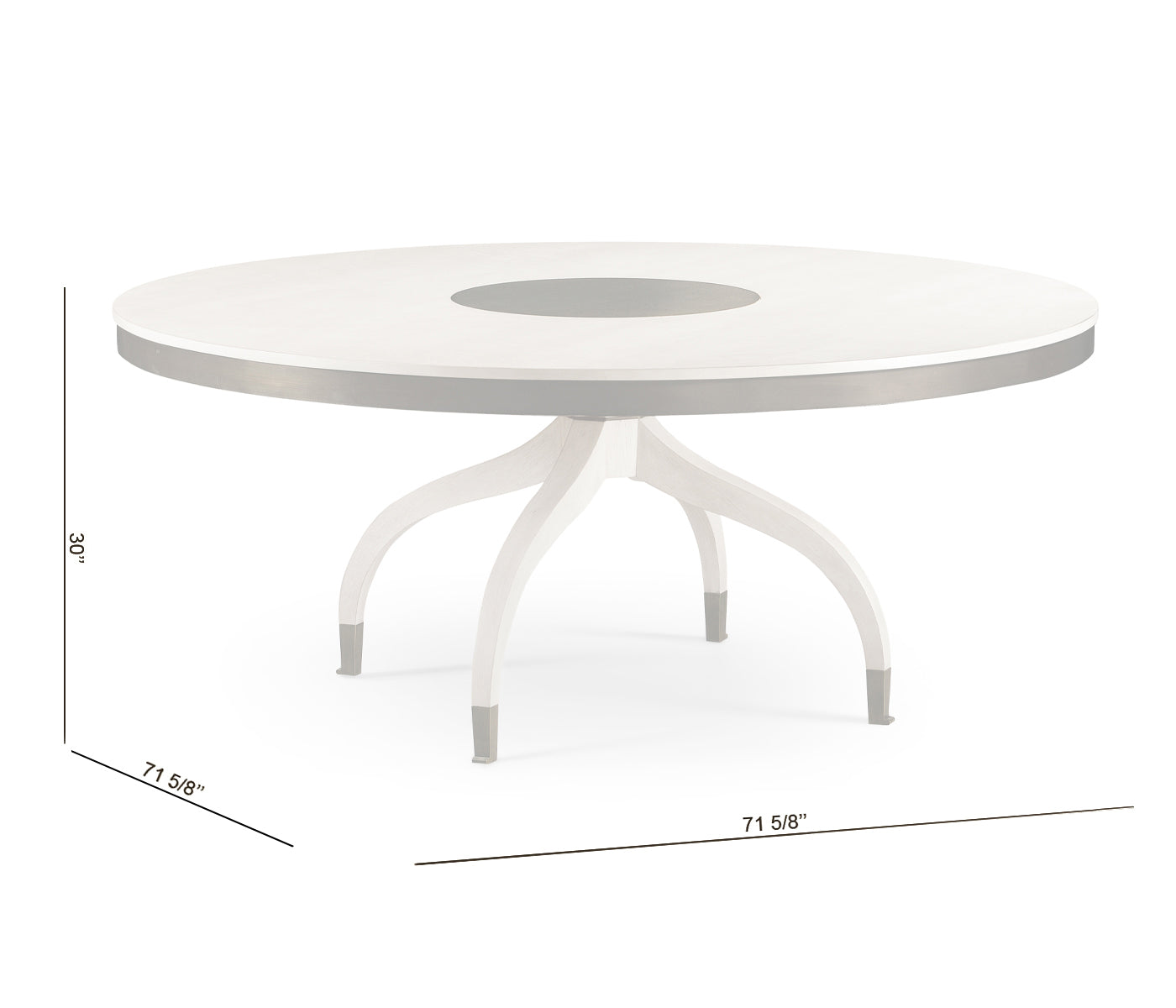 Lodestone Buckingham Dining Table 72"