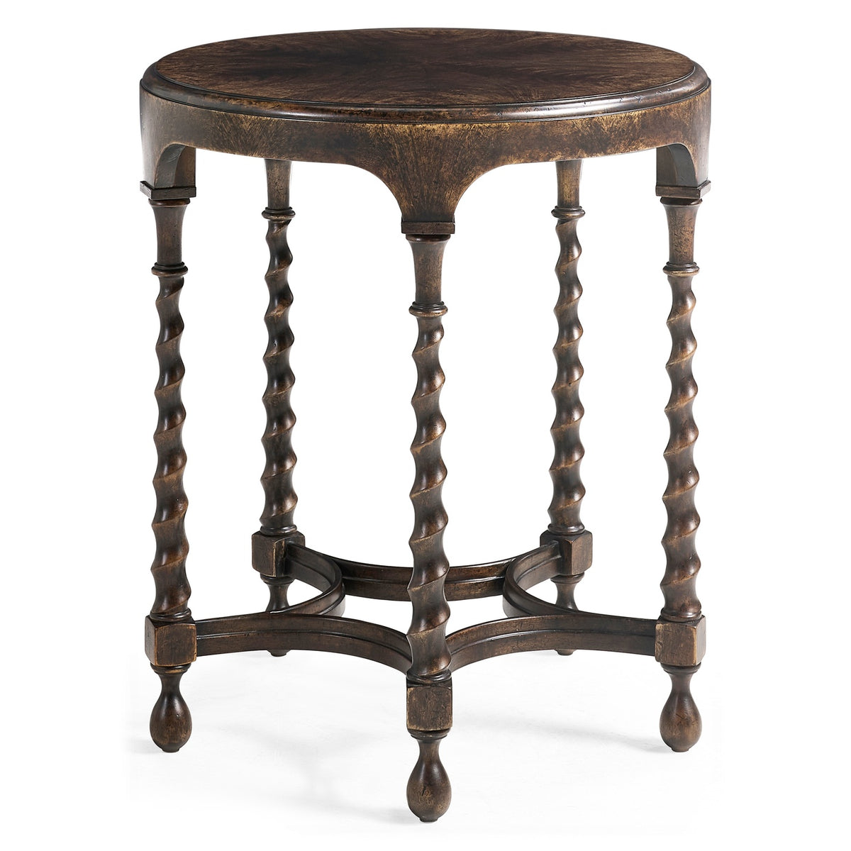 Orsman Ebonized Round Side Table
