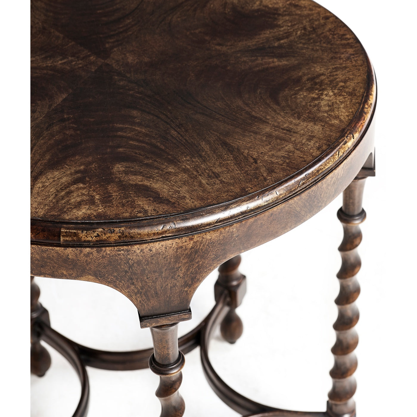 Orsman Ebonized Round Side Table