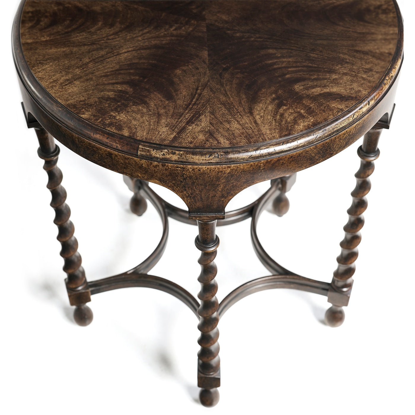 Orsman Ebonized Round Side Table
