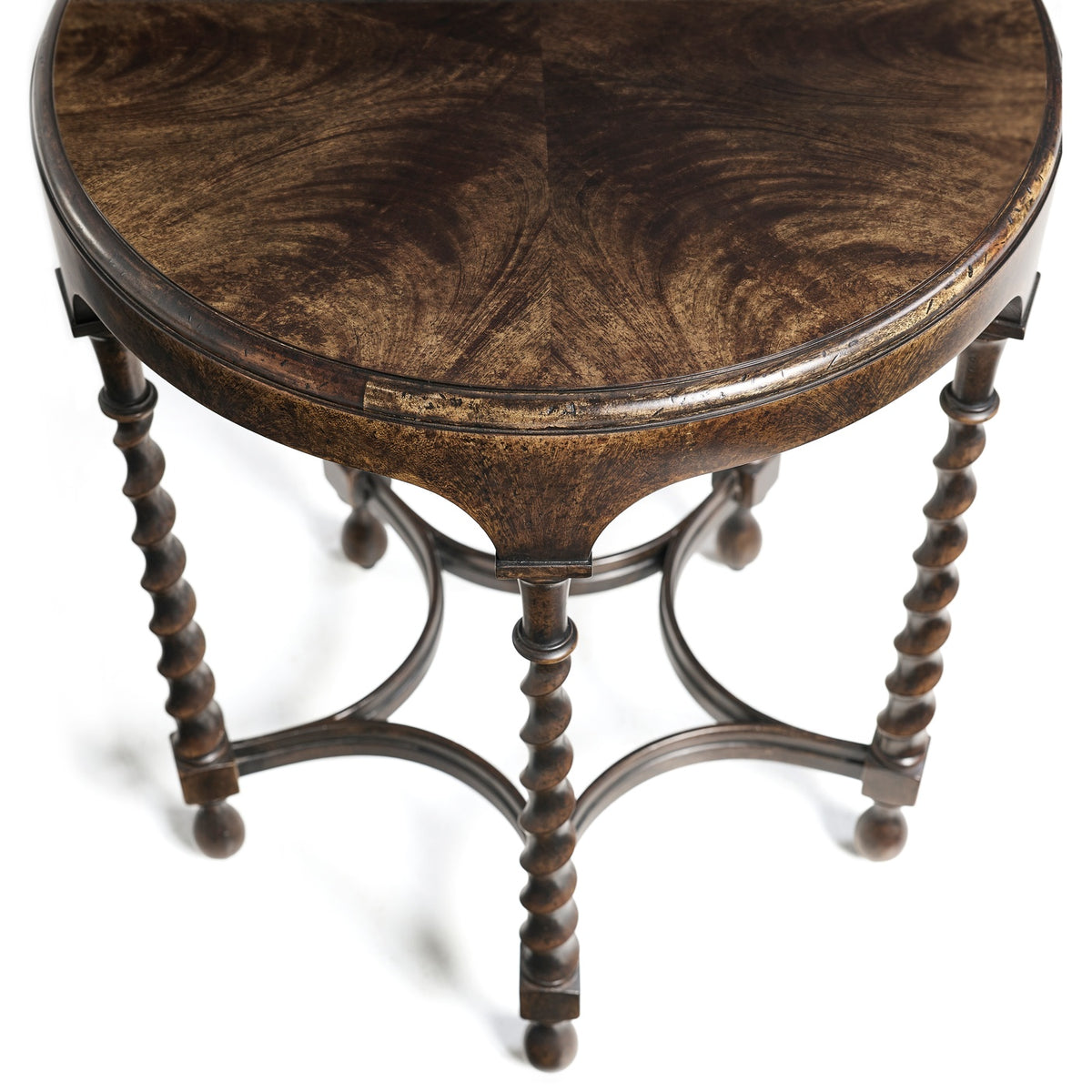 Orsman Ebonized Round Side Table