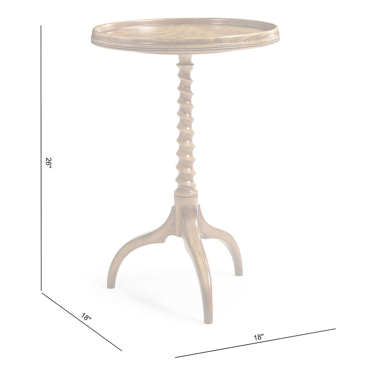 Orsman Round Accent Table