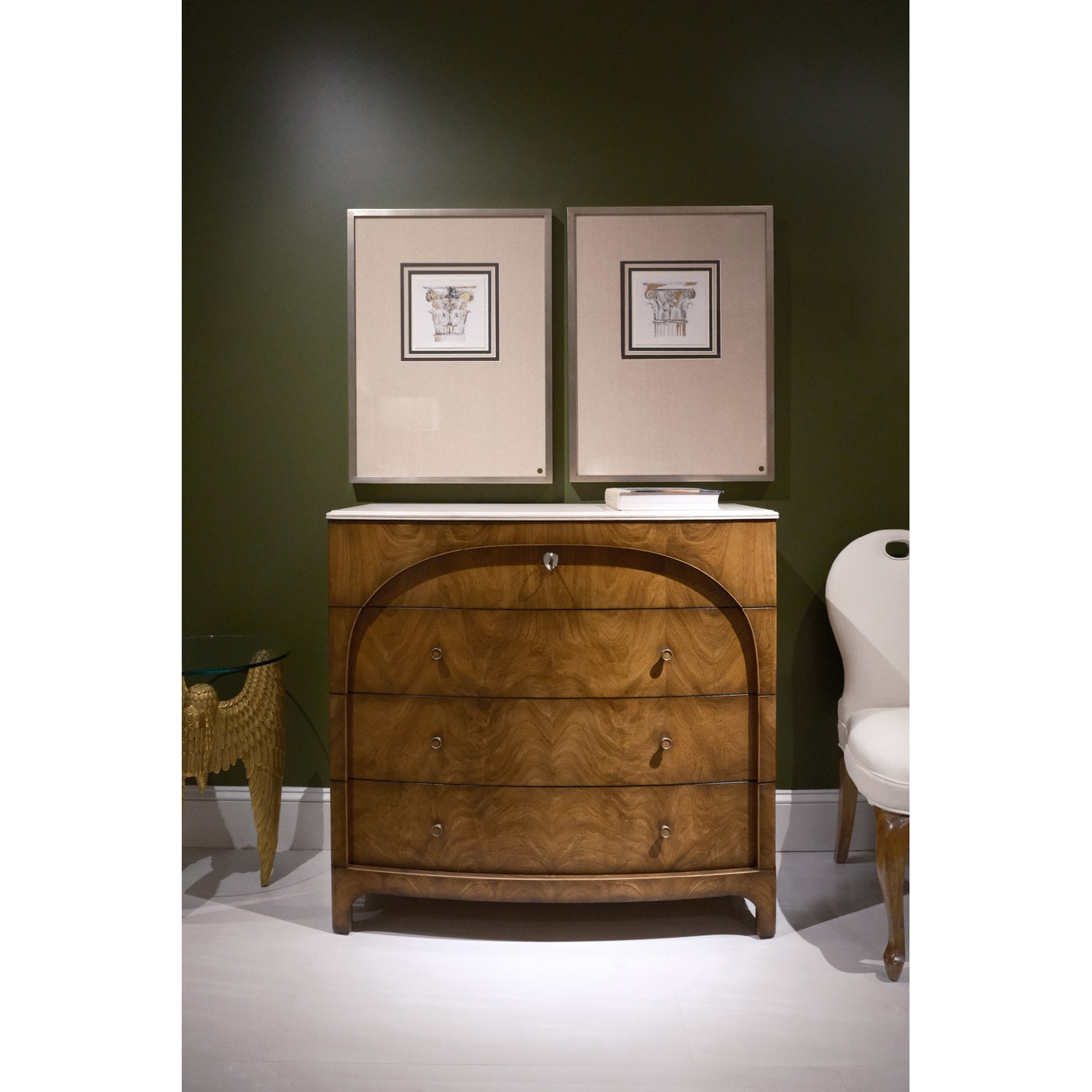 Orsman Three Drawer Nightstand