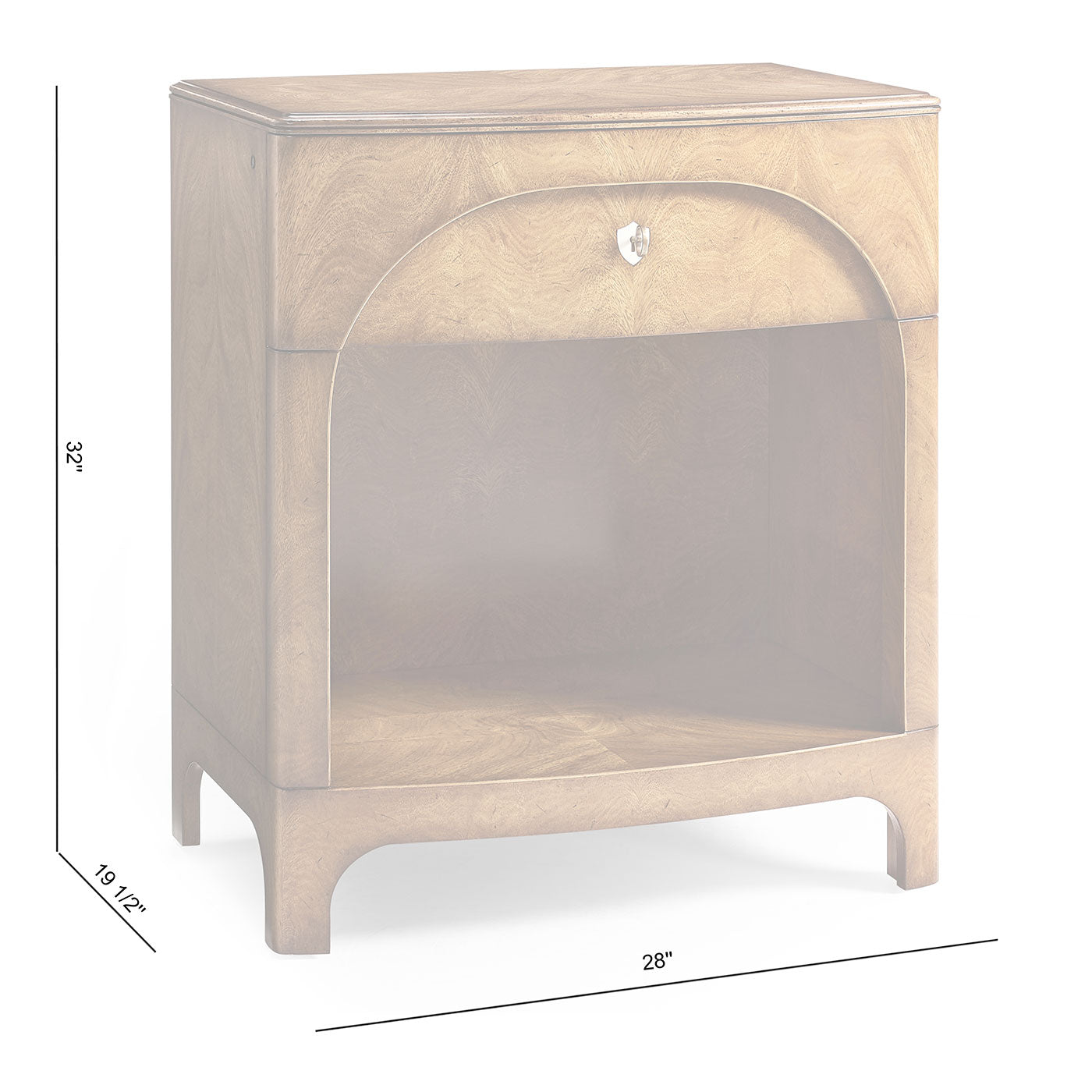 Orsman Open Nightstand