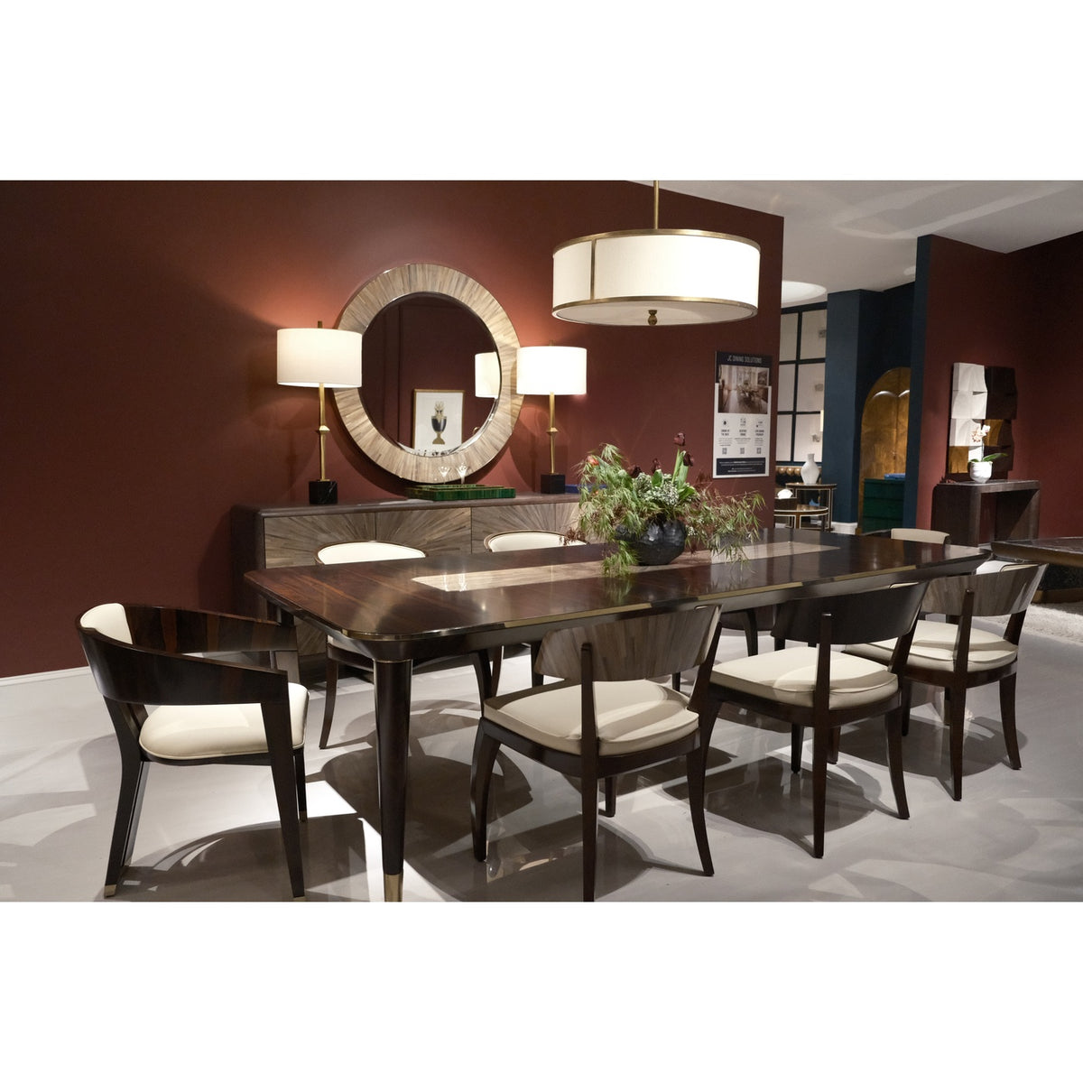 Orsman Crackle Drum Chandelier