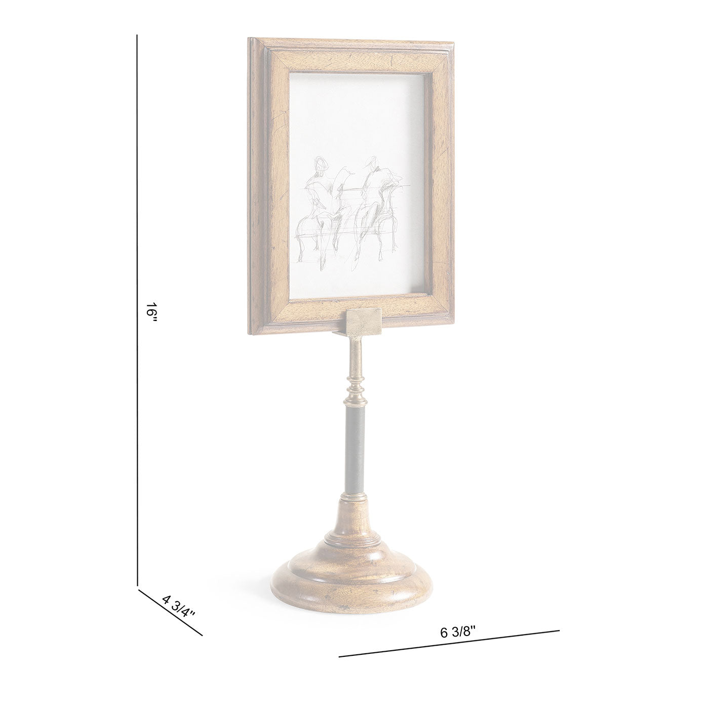 Orsman Walnut Picture Frame Stand 5"x7"