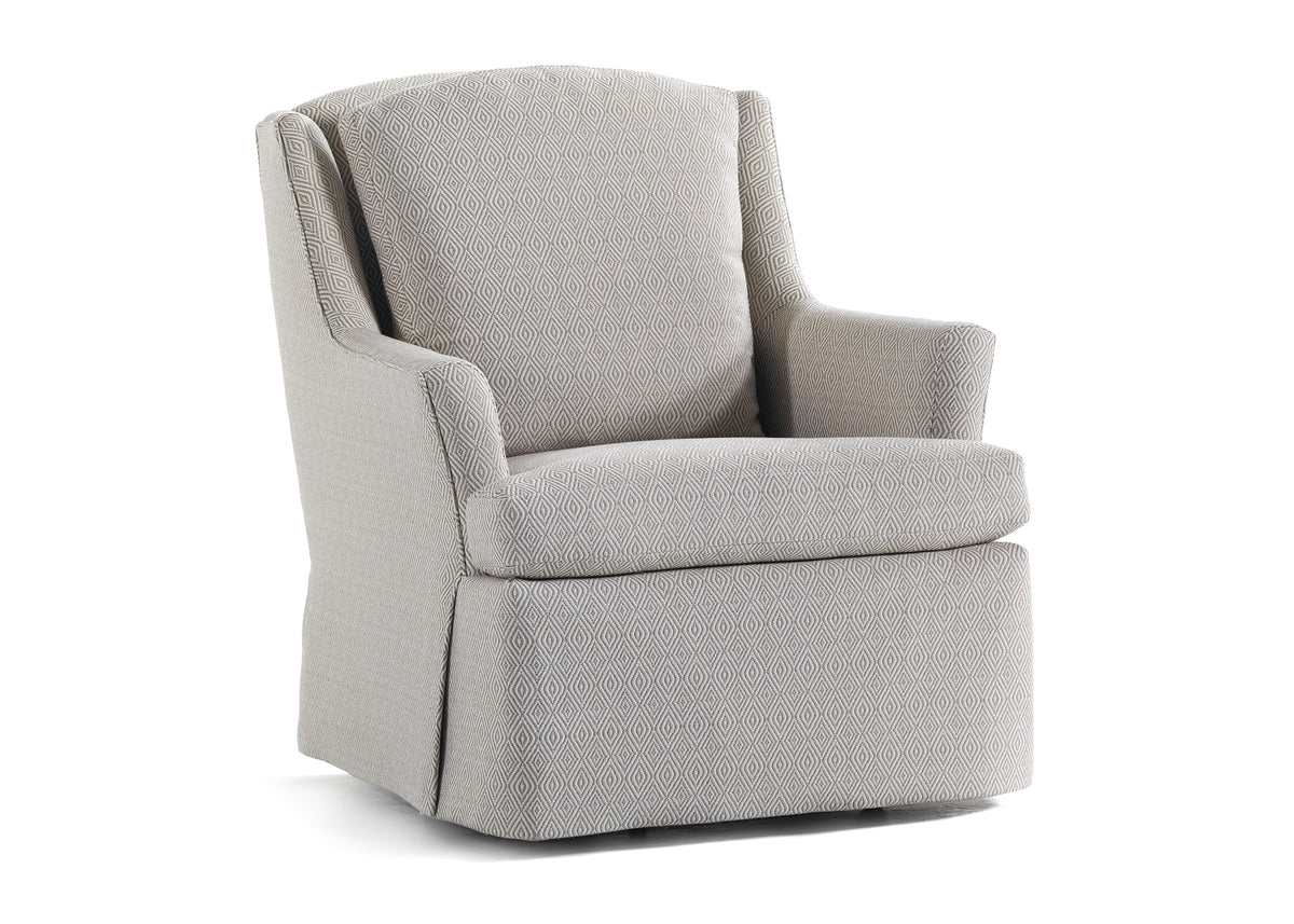 Cagney Skirted Swivel Rocker