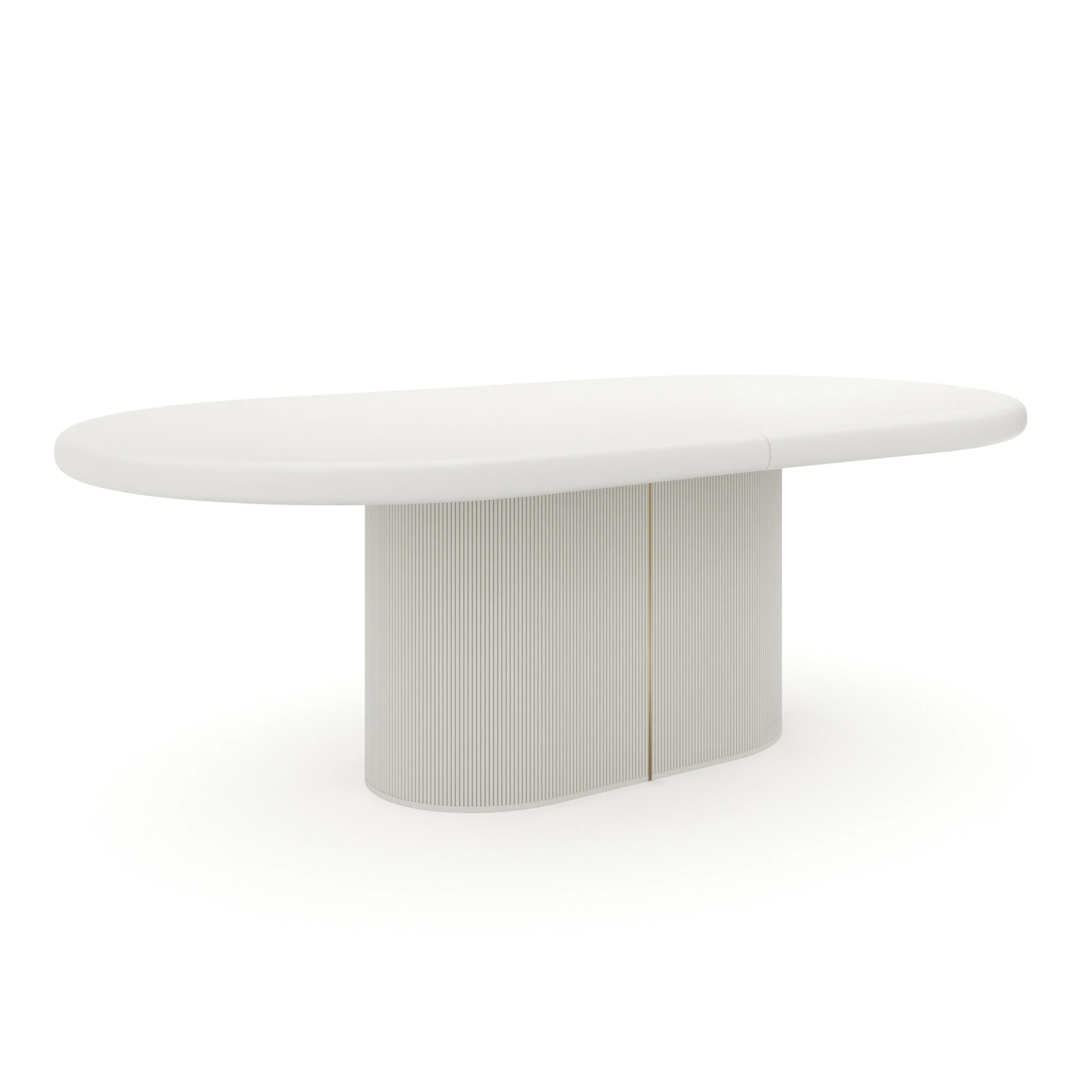 Love Dining Table - Matte Pearl – Dining Tables by Caracole | Sutter & Vale