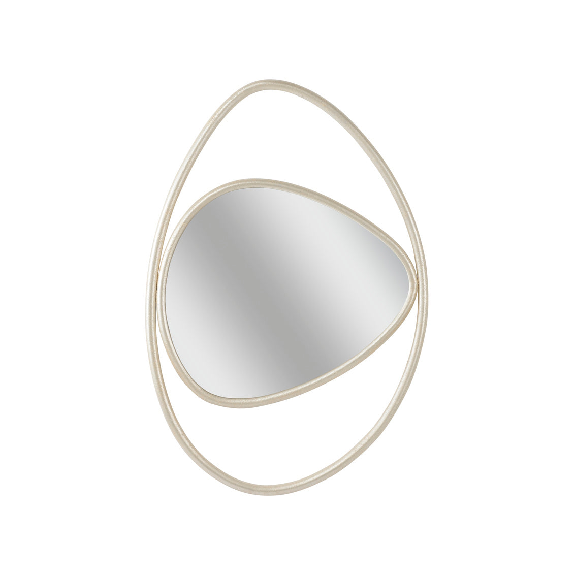 Lindsay Mirror - Silver in 47 / Metal - Chelsea House