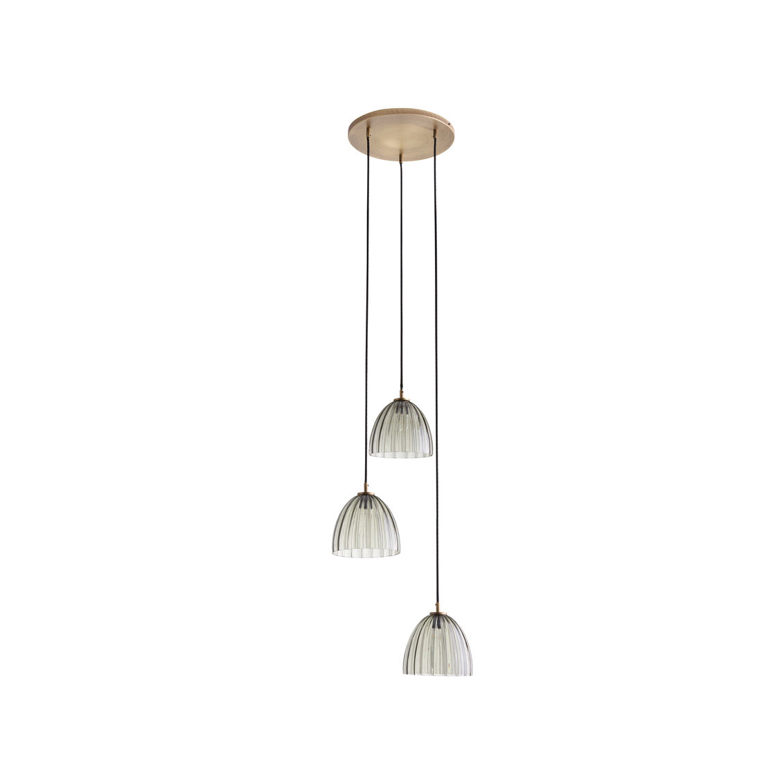Caterina Triple Pendant - Smoke
