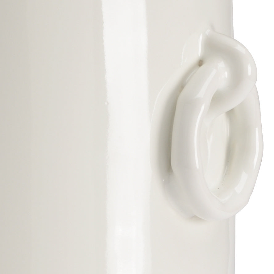 Ring Vase - White
