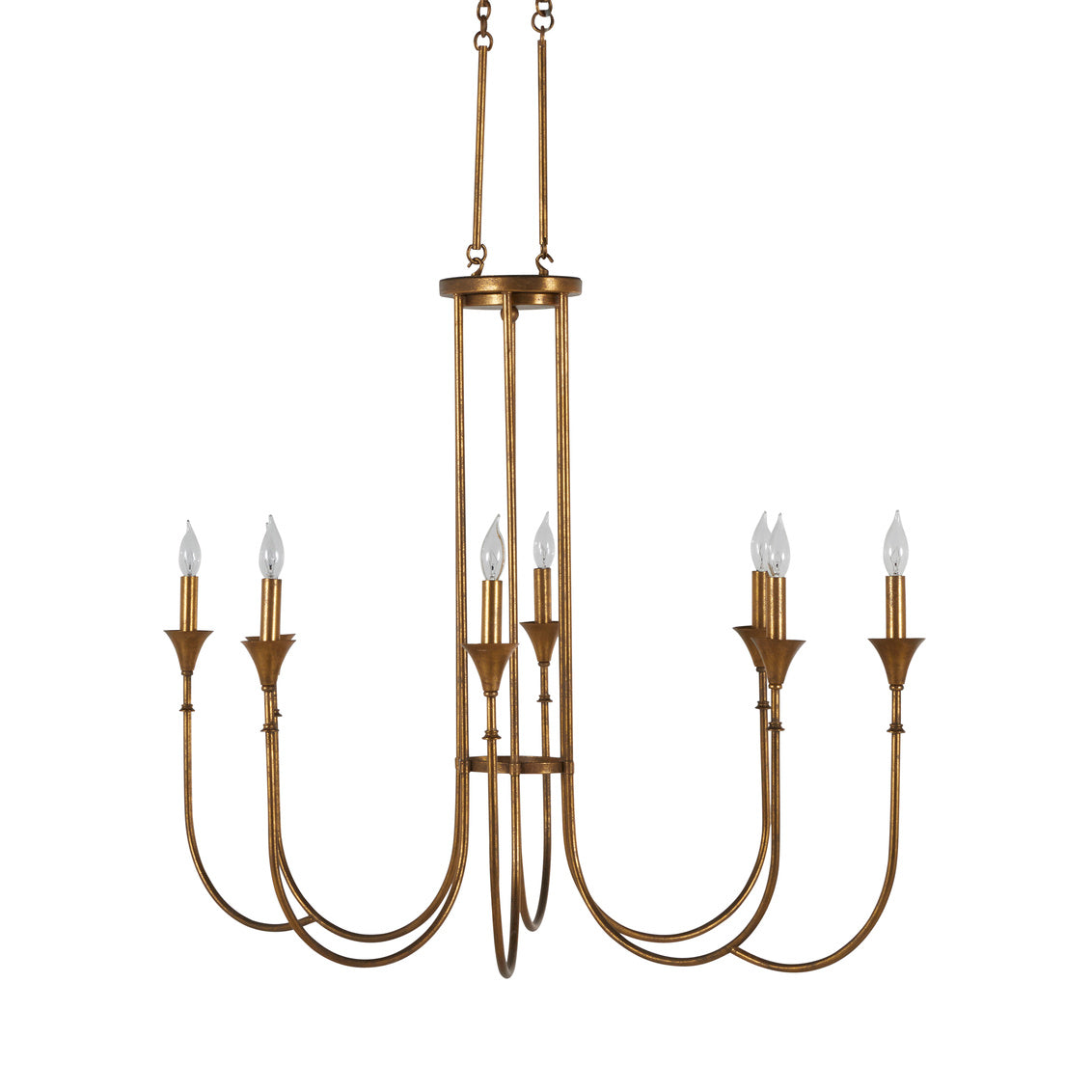 Kathleen Chandelier - Gilded Gold