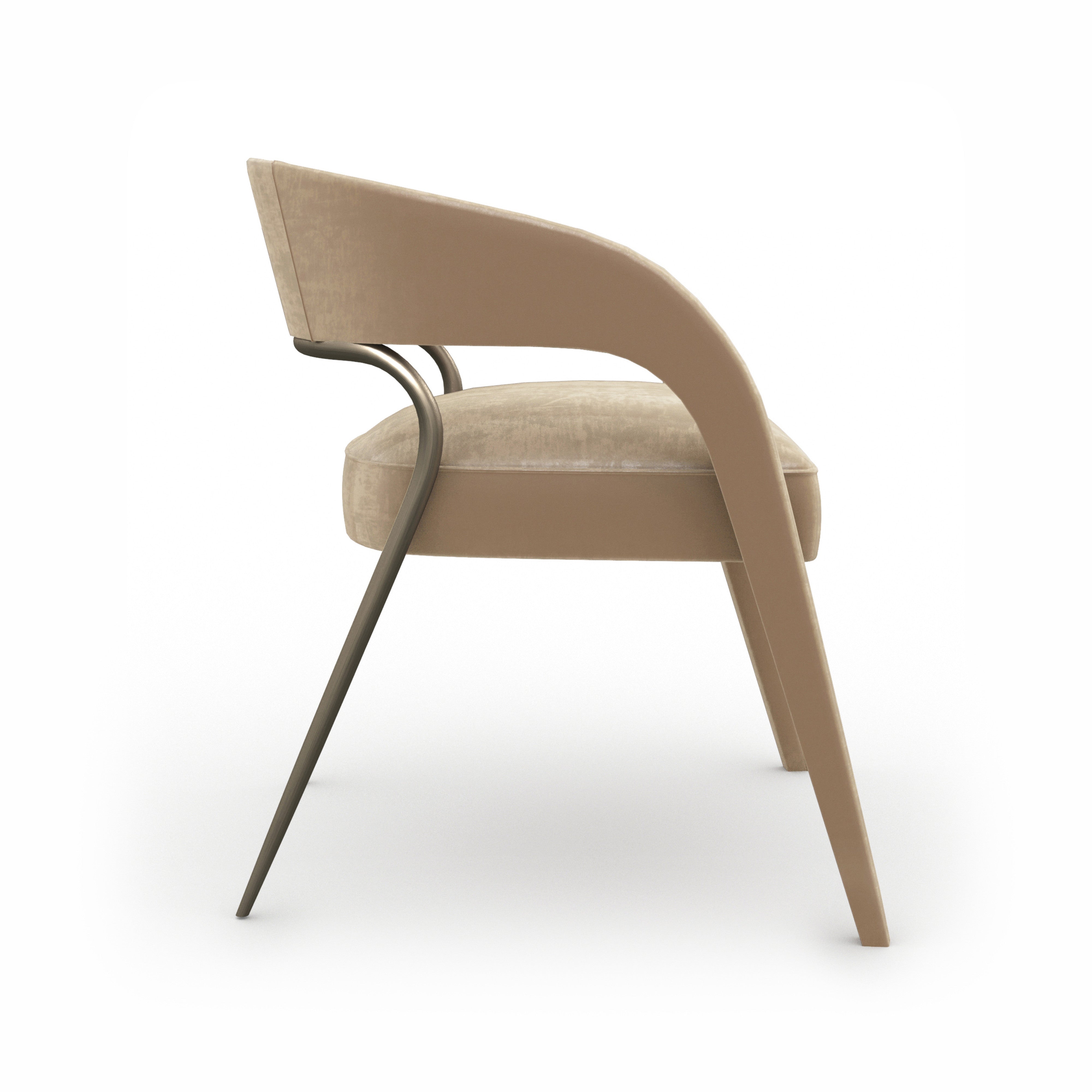 Gazelle Dining Chair - Ivory – Dining Chairs by Caracole | Sutter & Vale