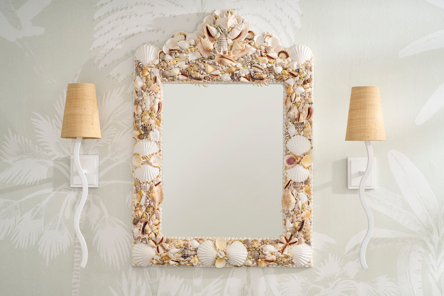 Shell Square Mirror in 41 / Shell - Chelsea House