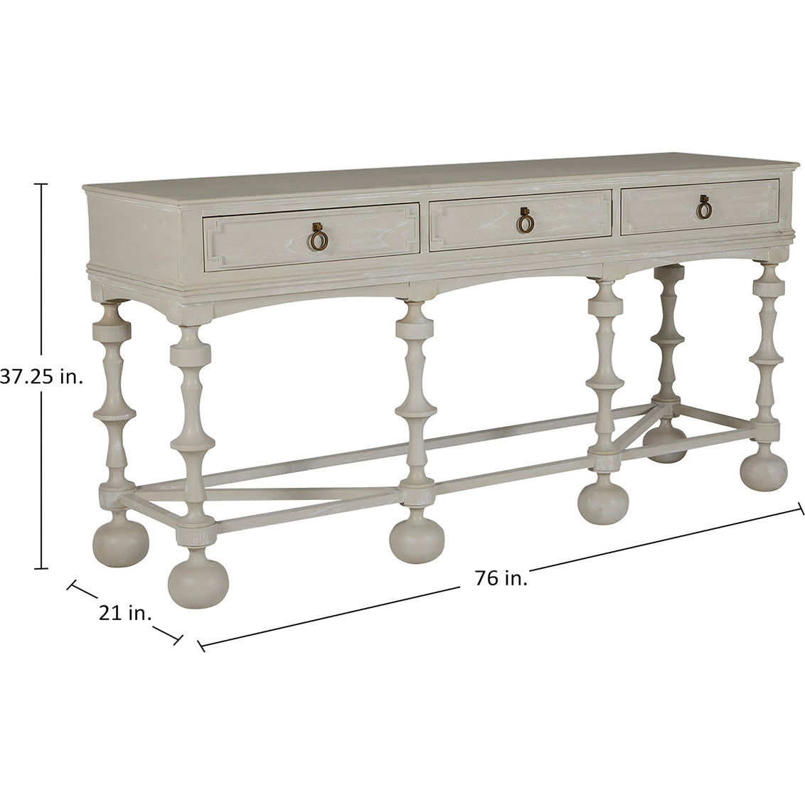 Arrington Console Table - White