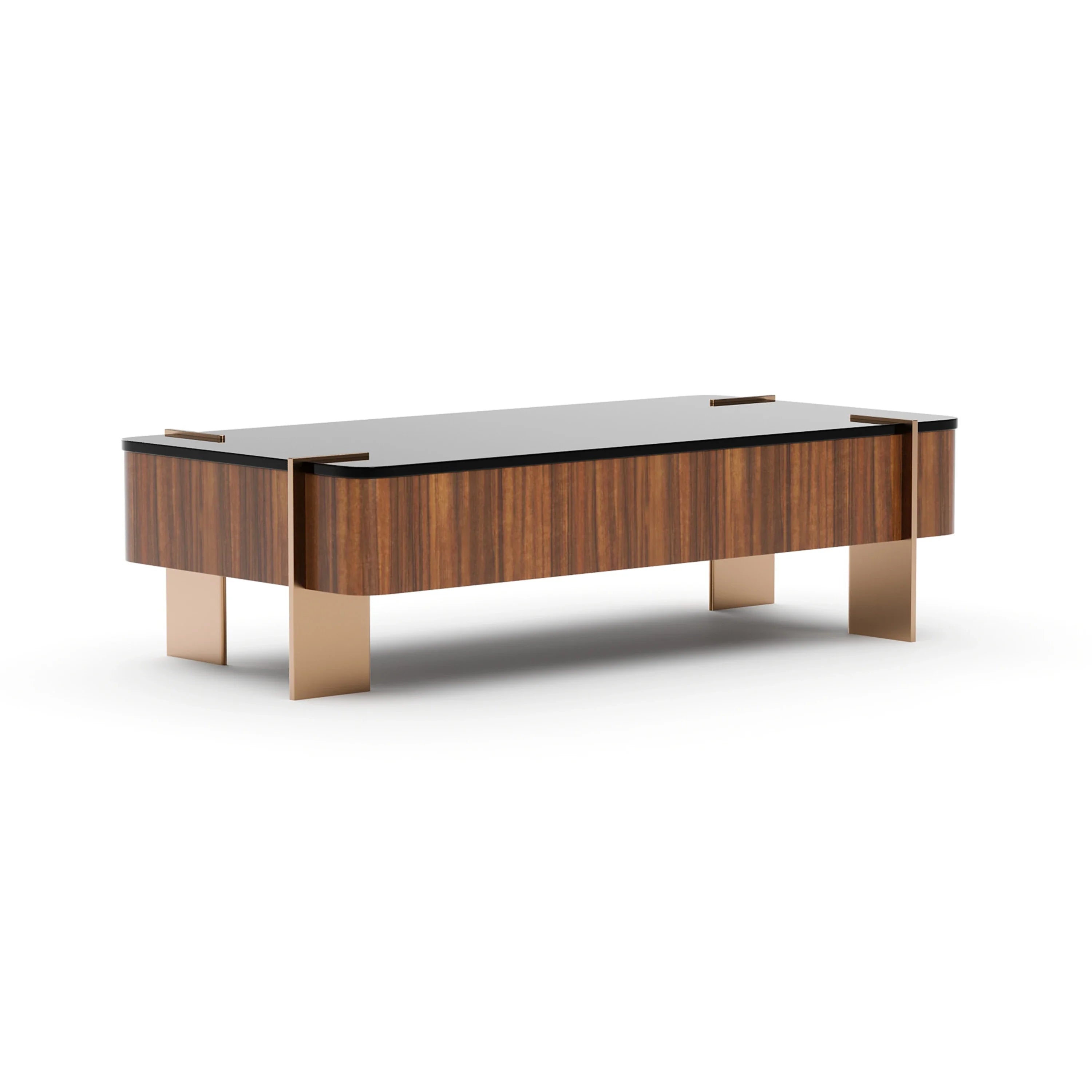 Altura Rec Glass Top Cocktail Tbl – Cocktail Tables by Caracole | Sutter & Vale