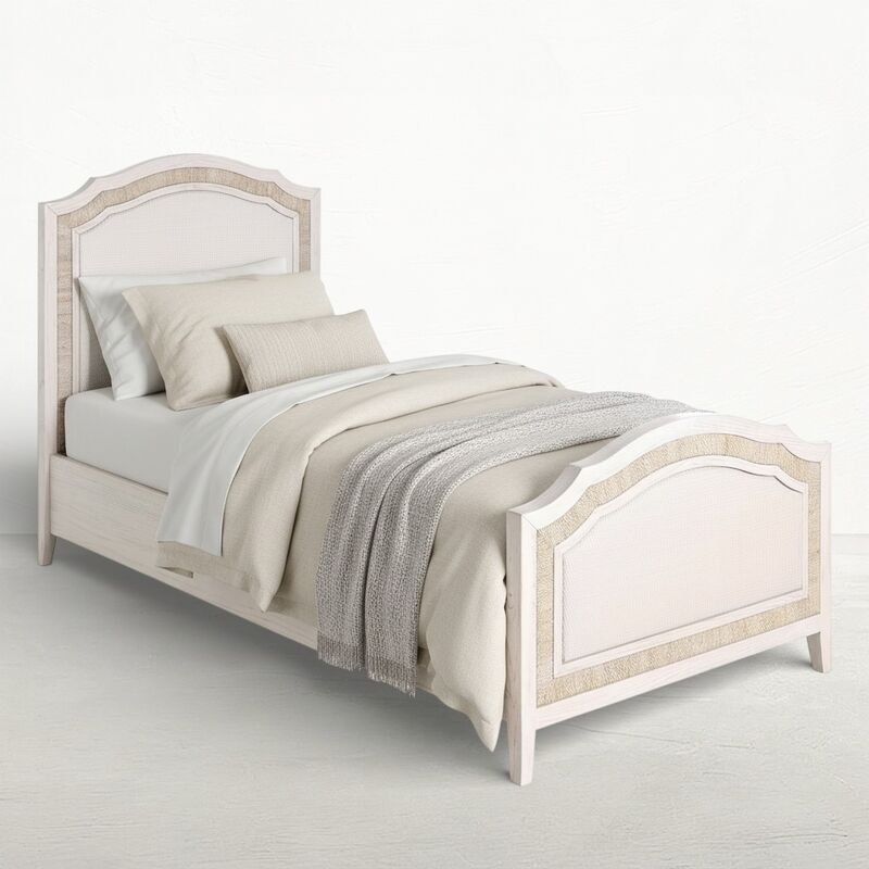 Grand Bermuda Classic Twin Bed - Whitewash