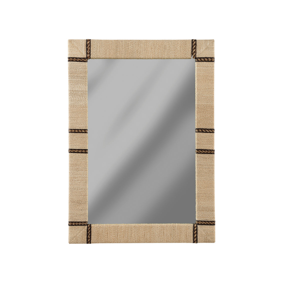 Newton Mirror in 42 / Raffia - Chelsea House