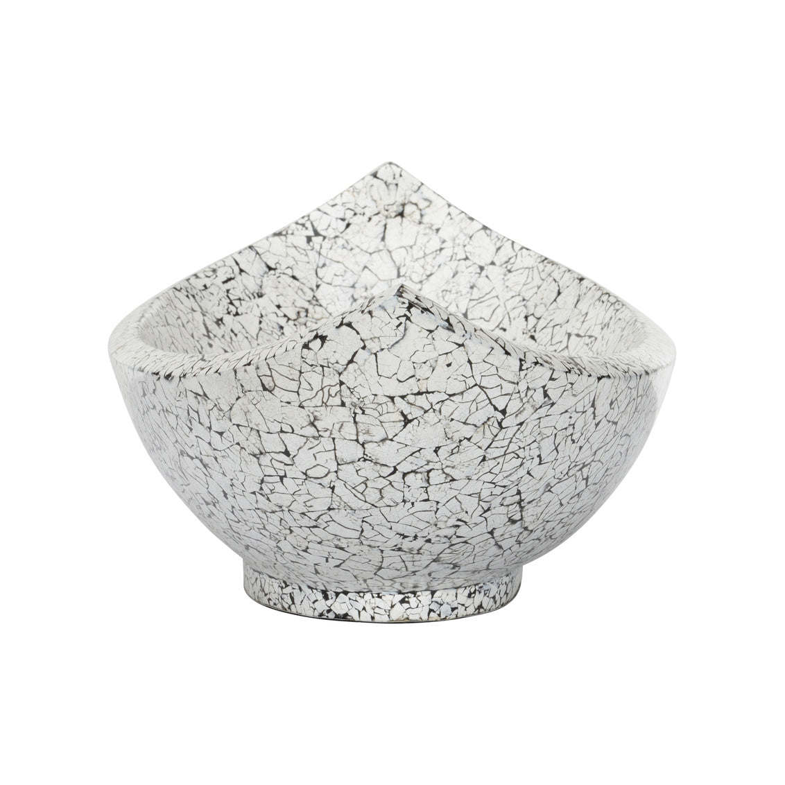 Crackled Long Bowl