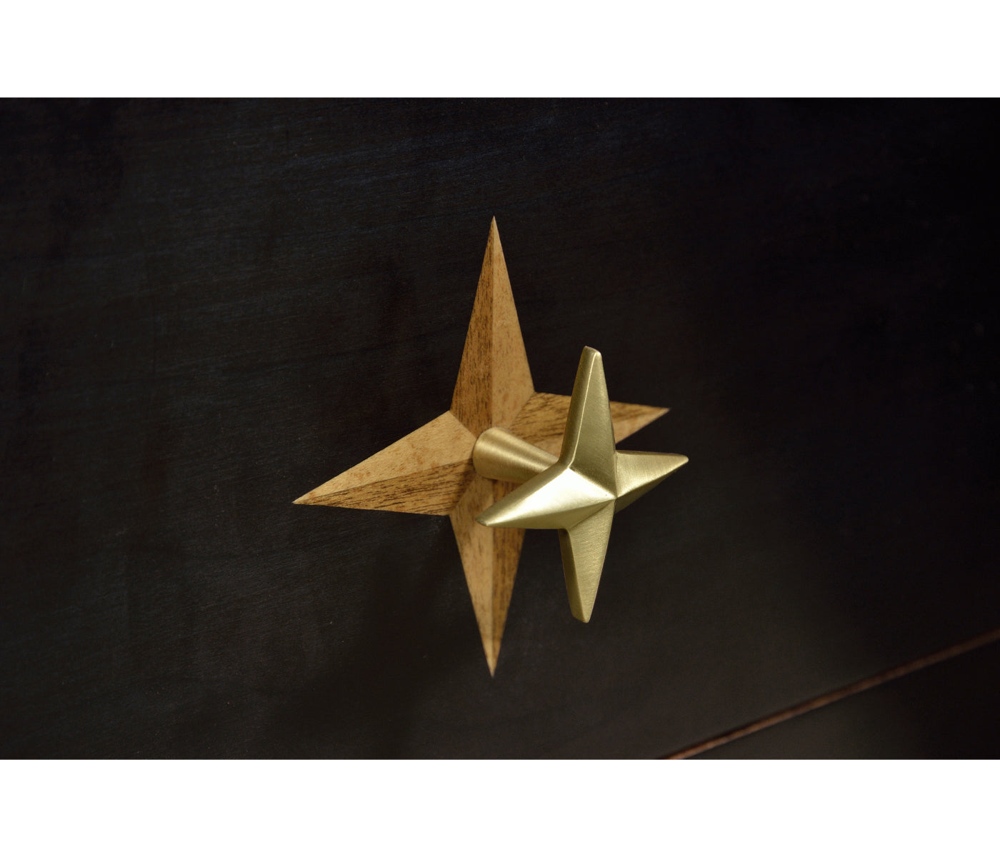 Four-Point Star 3D Geometric Cabinet