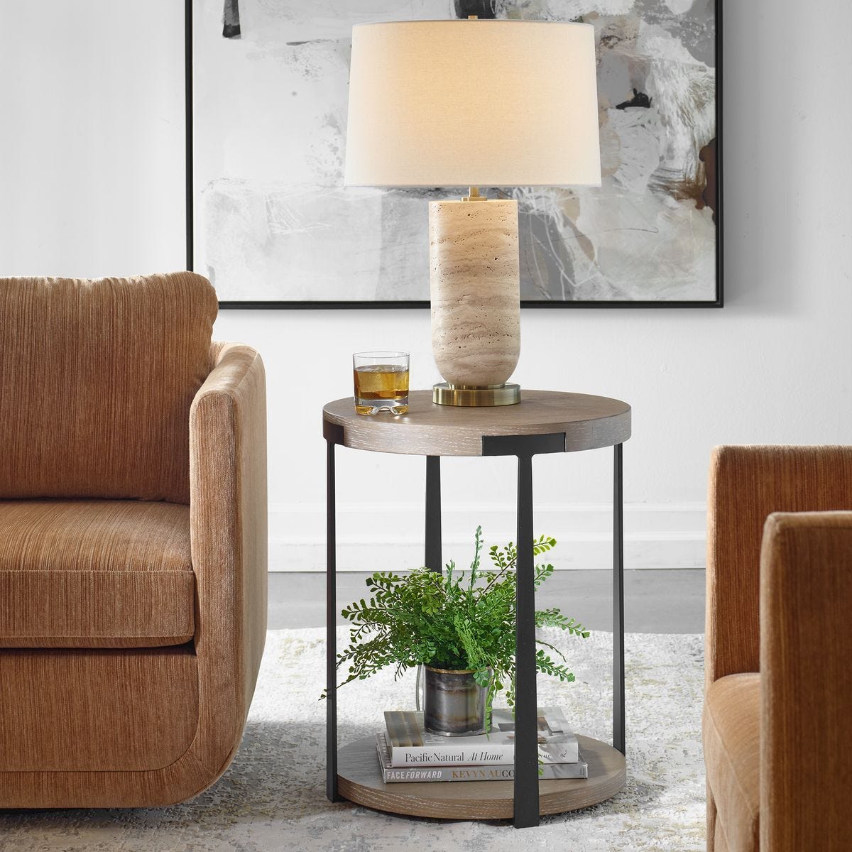 Palisade Side Table, Natural – Furniture by Uttermost | Sutter & Vale