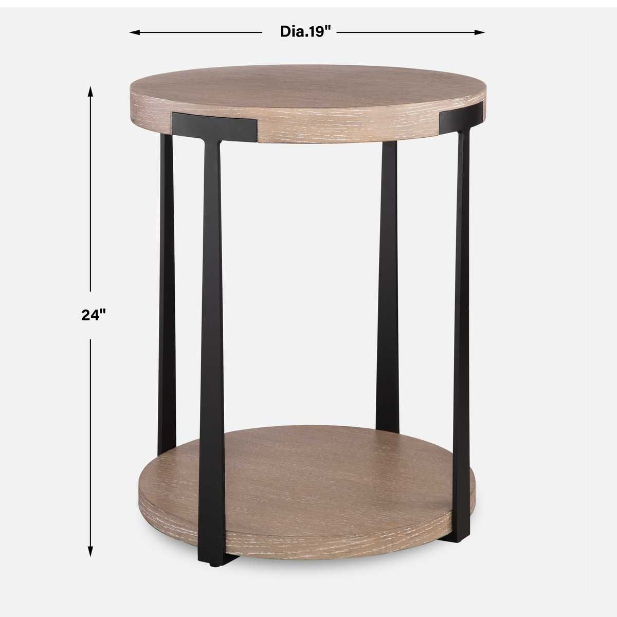 Palisade Side Table, Natural – Furniture by Uttermost | Sutter & Vale