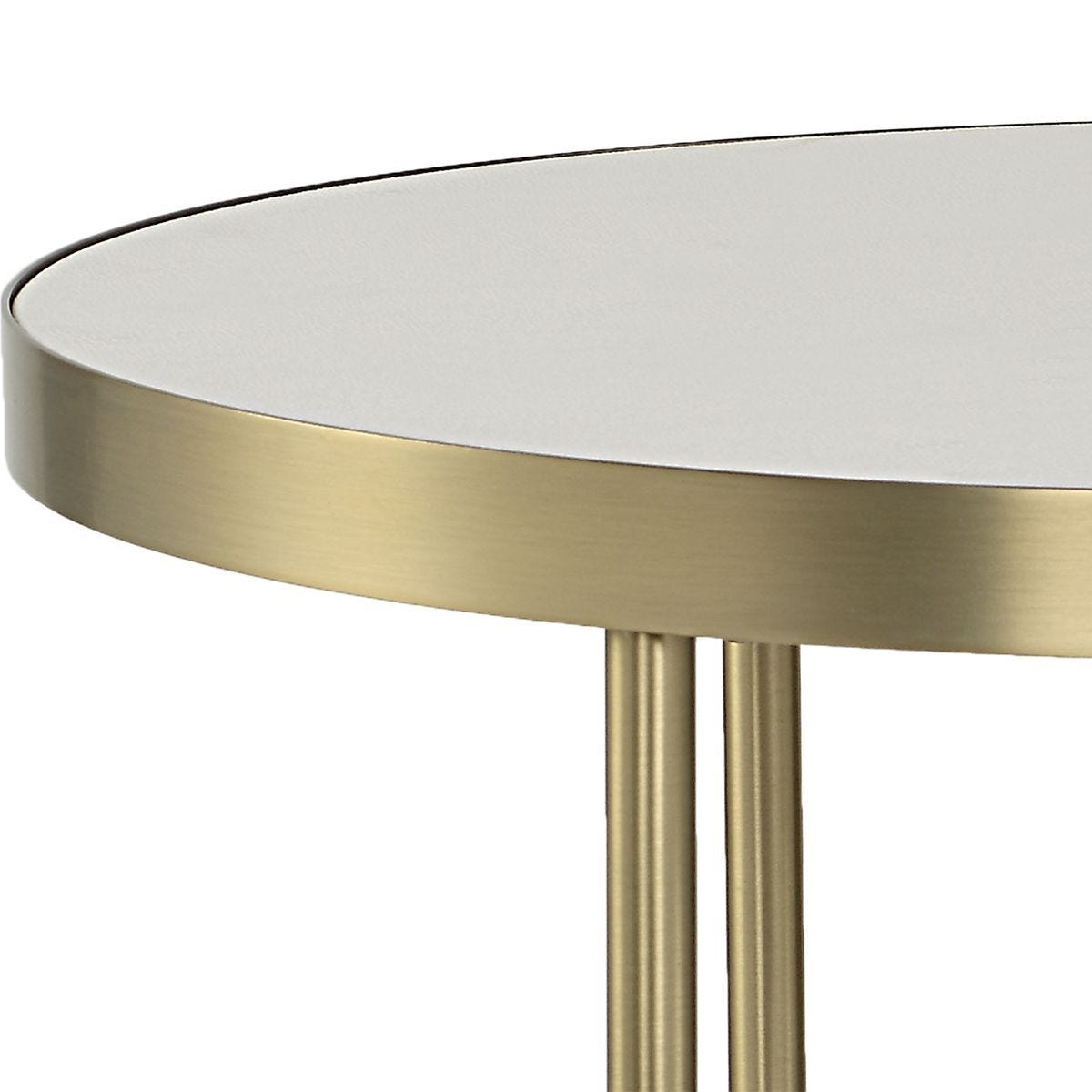 Aragon Nesting Tables, S/2, White – Furniture by Uttermost | Sutter & Vale