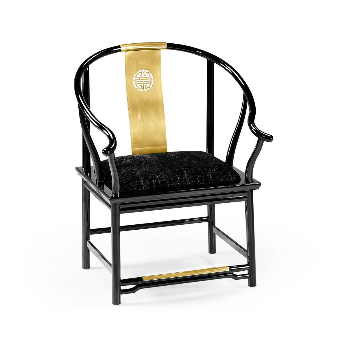 Fusion Rnd Armchair,Uph Capriccio Ebony ( 500250-AC2-LBG-F048 )