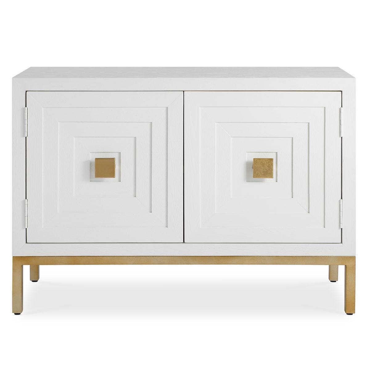 Aiken 2 Door Cabinet, White – Furniture by Uttermost | Sutter & Vale