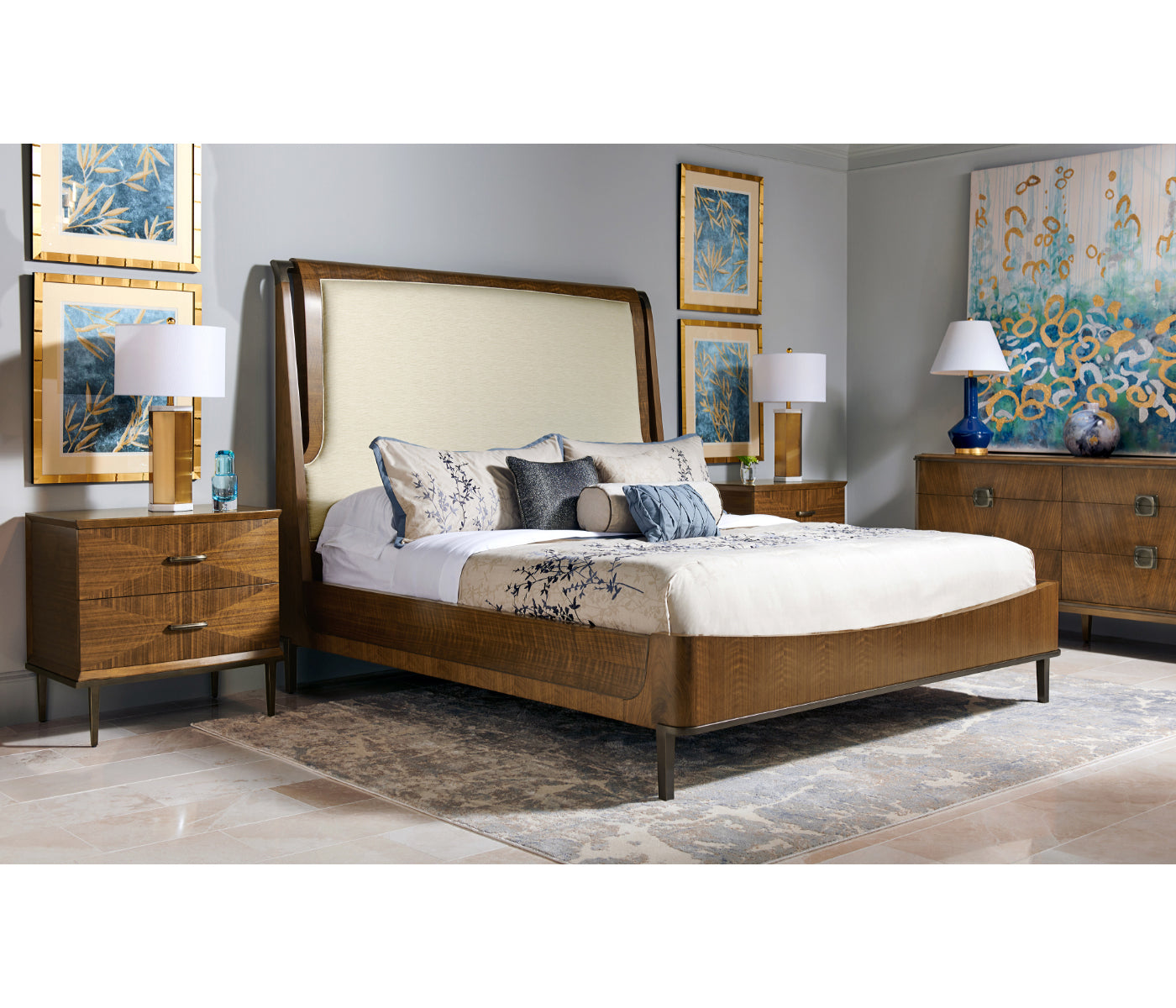 Toulouse Upholstered US King Bed