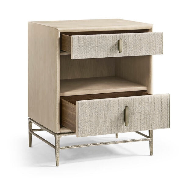 Clapotis Danish Cord Narrow Nightstand