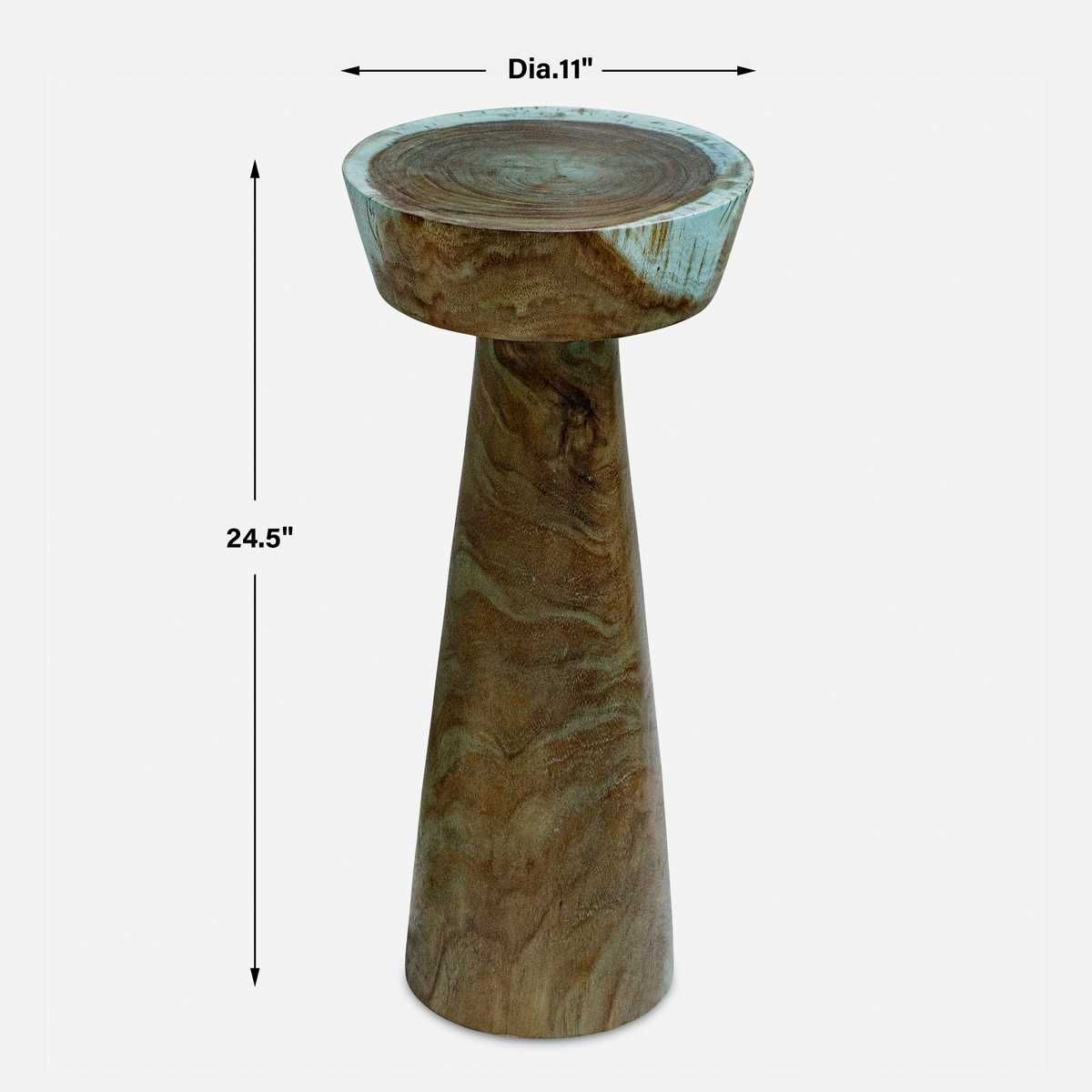 Mano Drink Table, Blue-Green – Furniture by Uttermost | Sutter & Vale