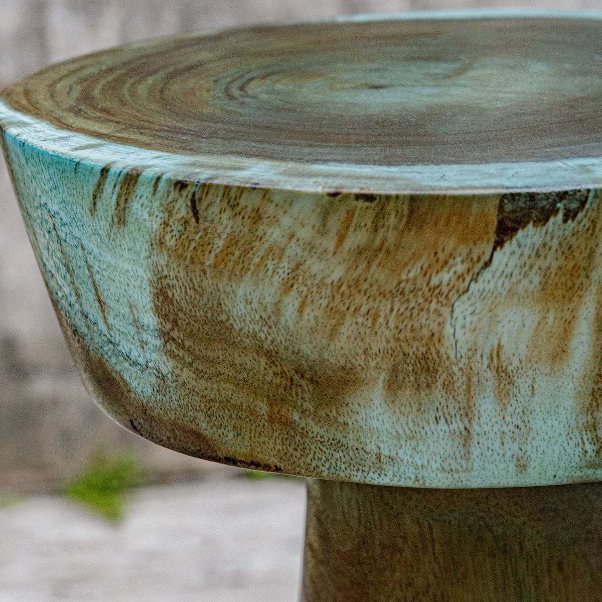 Mano Drink Table, Blue-Green – Furniture by Uttermost | Sutter & Vale