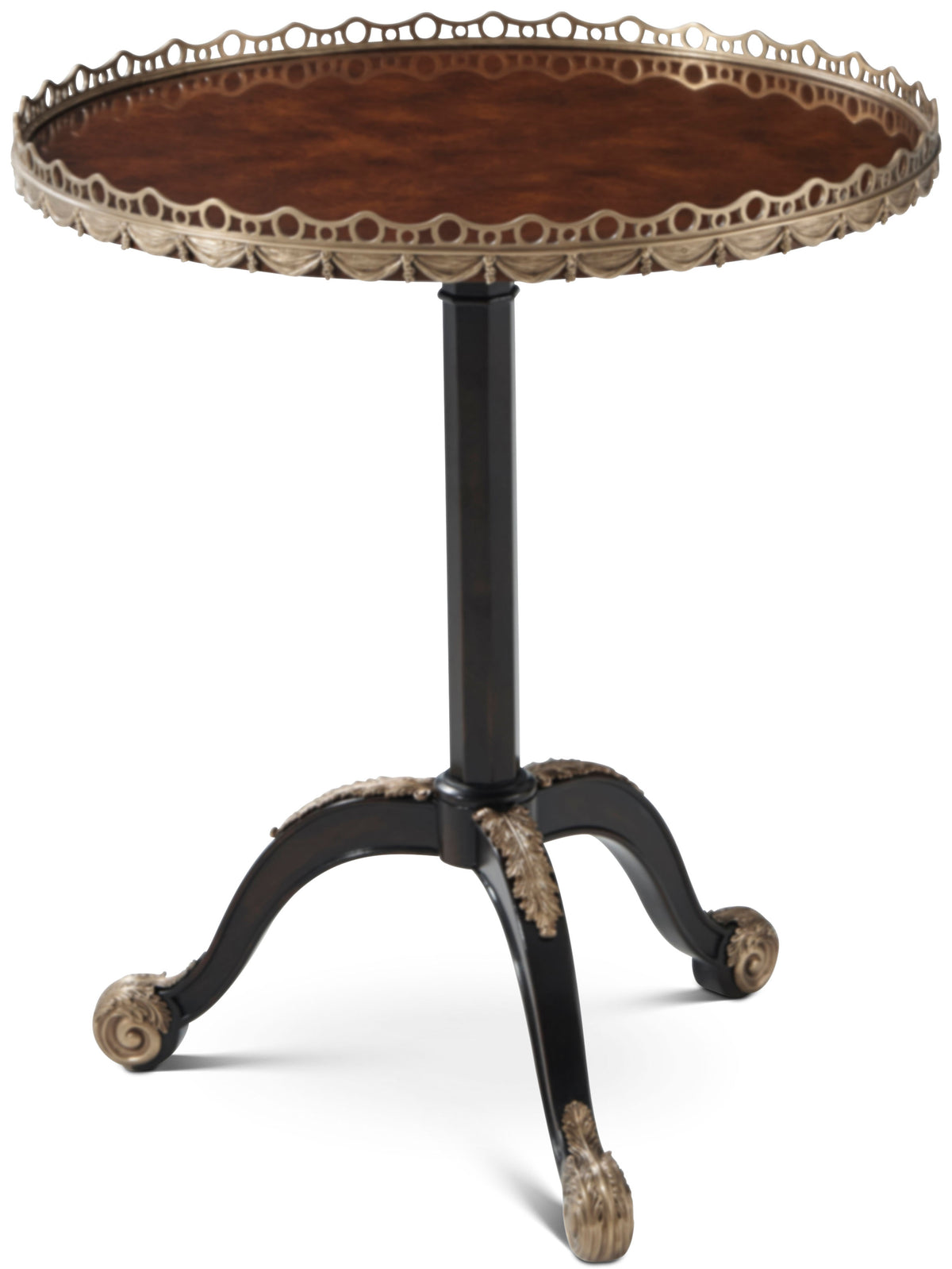 Galleried Appeal Accent Table | Theodore Alexander | Sutter & Vale