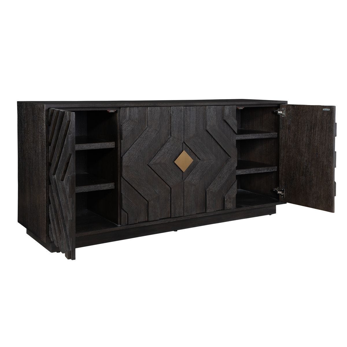 Faulkner 4 Door Cabinet – Furniture by Uttermost | Sutter & Vale