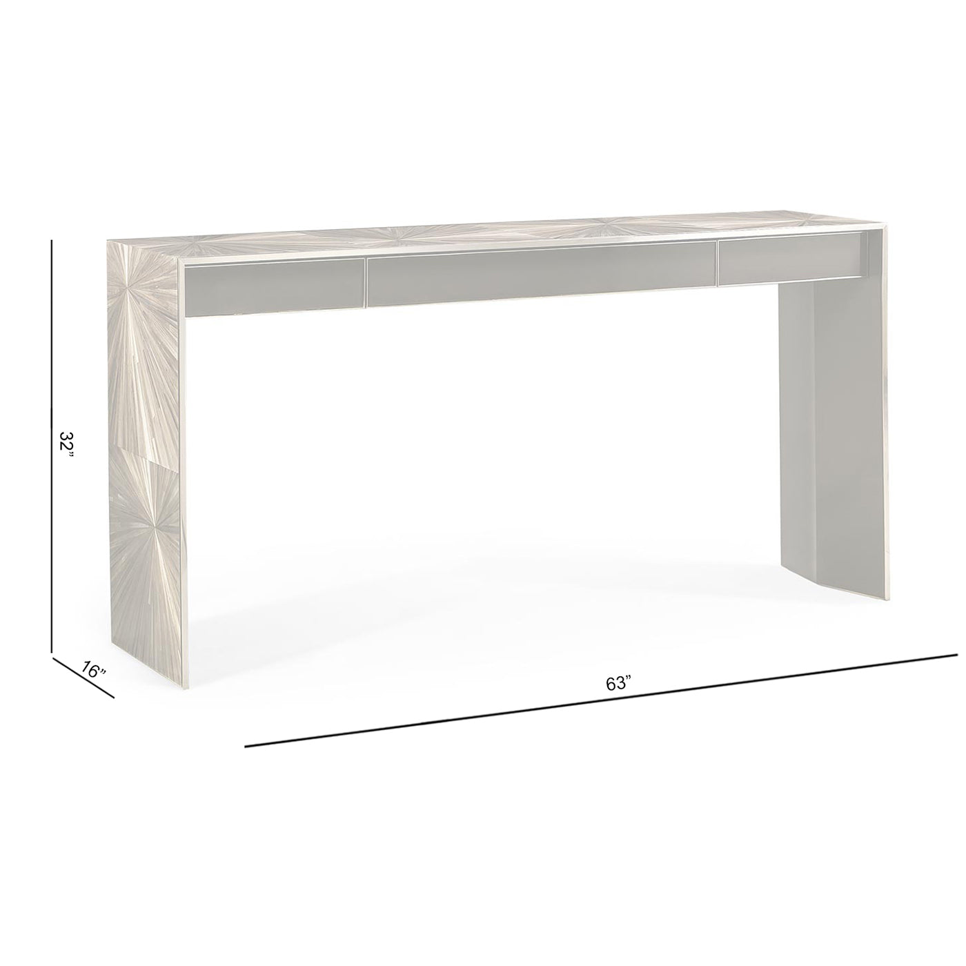 Terra Waterfall Console Table