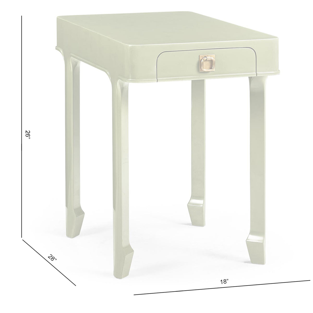 Polly Avo Rectangular End Table