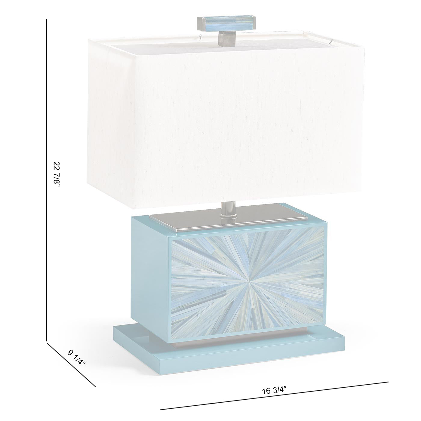 Sapphire Horizontal Table Lamp